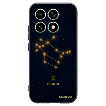 Picasee Μαύρη θήκη σιλικόνης για Xiaomi 17 - GEMINI
