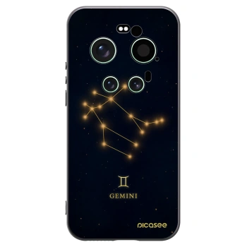 Picasee Μαύρη θήκη σιλικόνης για Xiaomi 17 Ultra - GEMINI