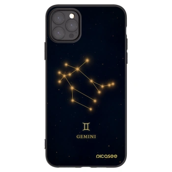 Picasee Μαύρη θήκη σιλικόνης για Apple iPhone 11 Pro Max - GEMINI