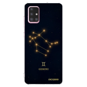 Picasee διαφανής θήκη σιλικόνης Samsung Galaxy A71 A715F - GEMINI