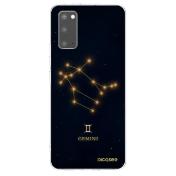 Picasee διαφανής θήκη σιλικόνης Samsung Galaxy S20 G980F - GEMINI