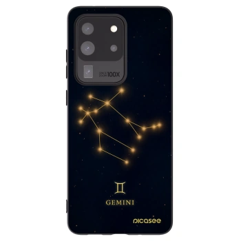 Picasee Μαύρη θήκη σιλικόνης για Samsung Galaxy S20 Ultra 5G G988F - GEMINI