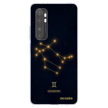 Picasee διαφανής θήκη σιλικόνης Xiaomi Mi Note 10 Lite - GEMINI
