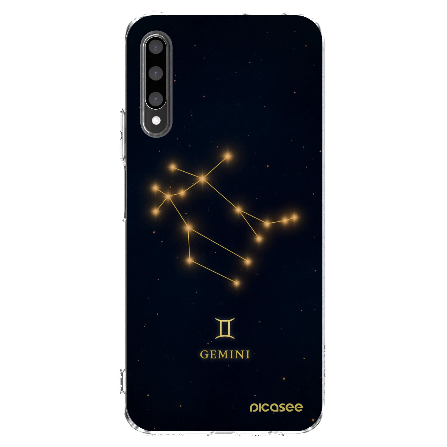 Picasee διαφανής θήκη σιλικόνης Honor 9X Pro - GEMINI