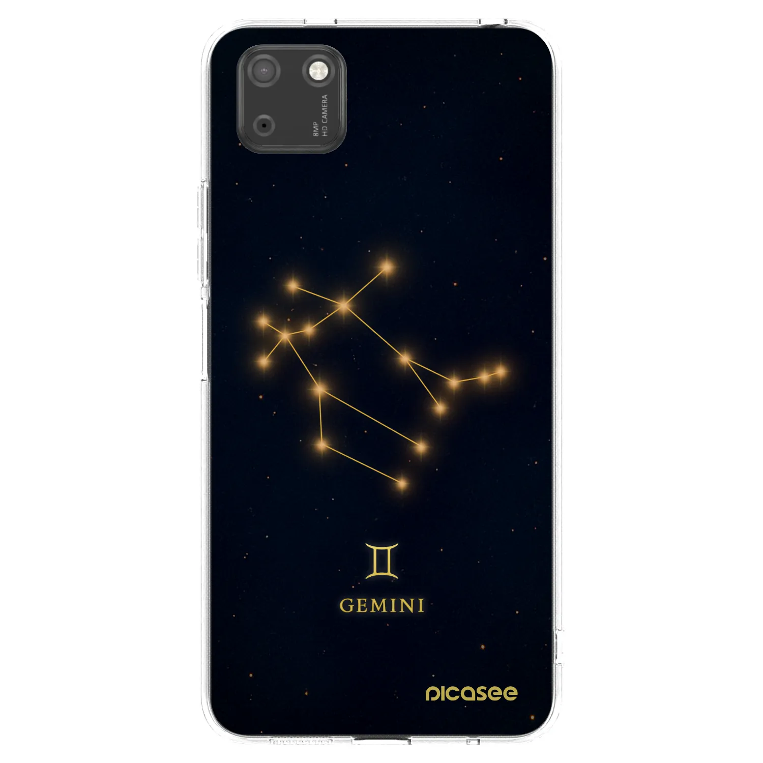 Picasee διαφανής θήκη σιλικόνης Huawei Y5P - GEMINI