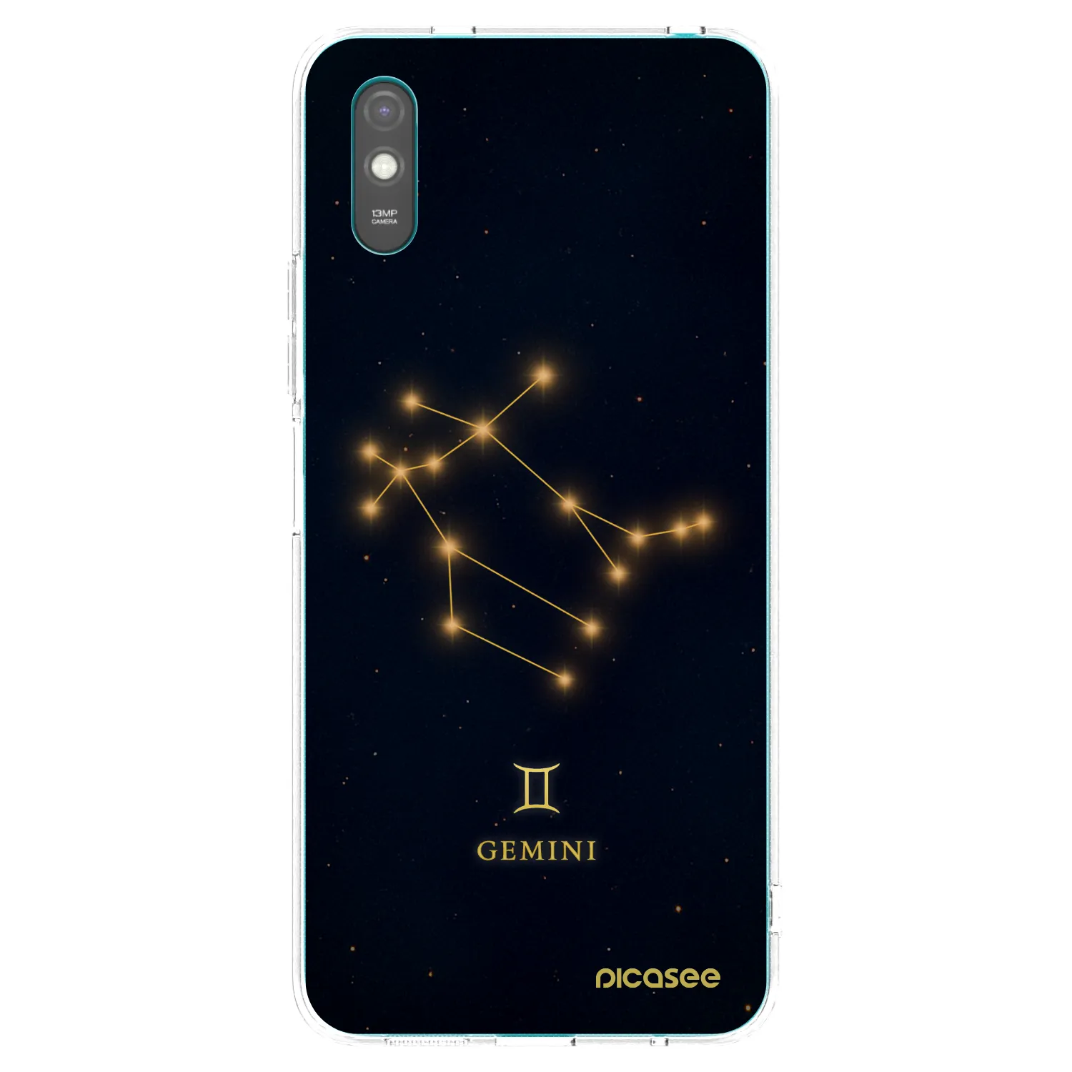 Picasee διαφανής θήκη σιλικόνης Xiaomi Redmi 9A - GEMINI