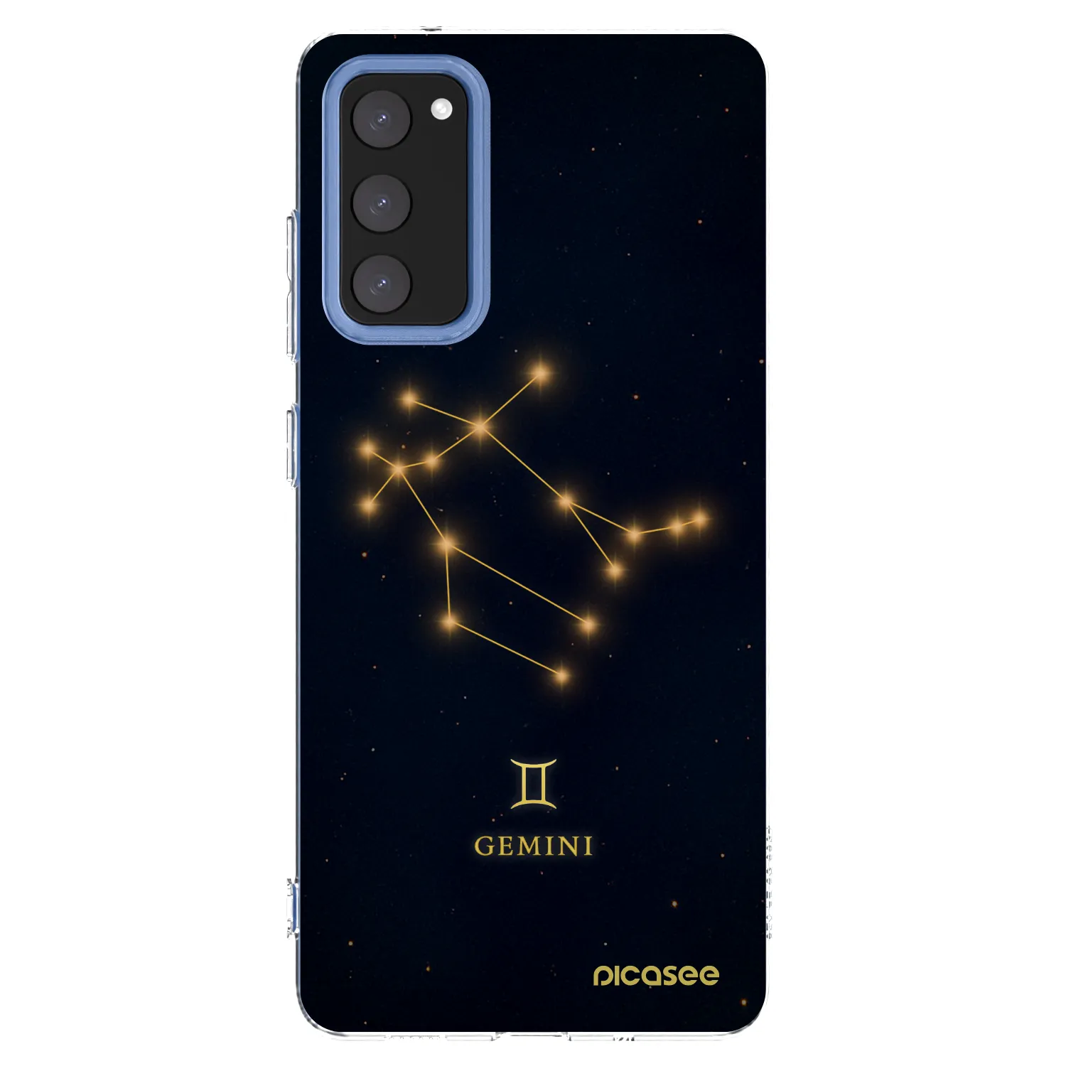 Picasee διαφανής θήκη σιλικόνης Samsung Galaxy S20 FE - GEMINI