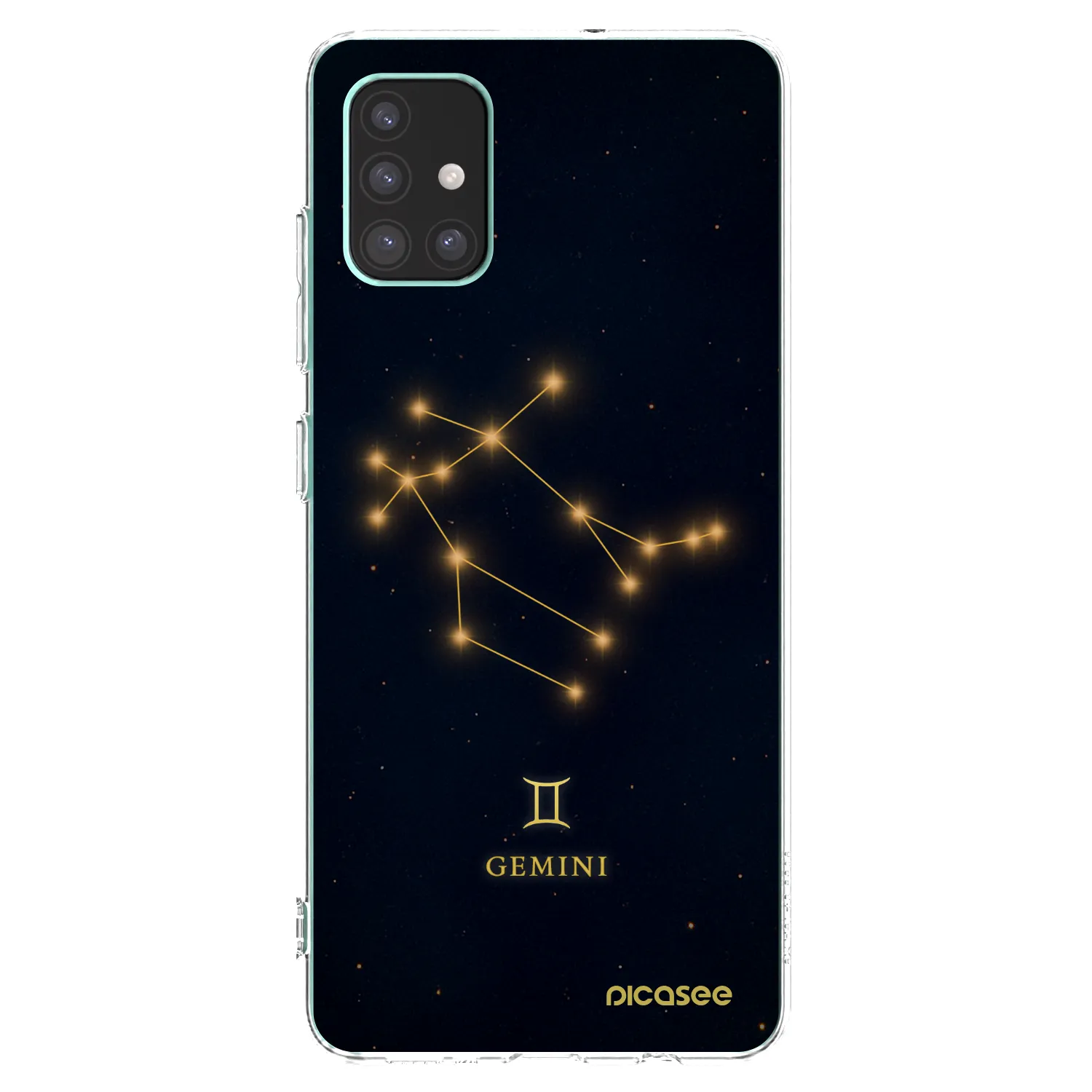 Picasee διαφανής θήκη σιλικόνης Samsung Galaxy M51 M515F - GEMINI