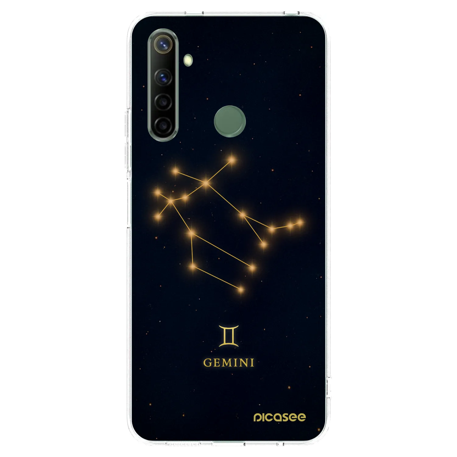 Picasee διαφανής θήκη σιλικόνης Realme 6i - GEMINI