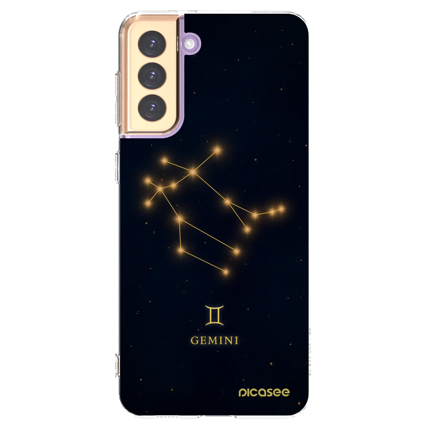 Picasee διαφανής θήκη σιλικόνης Samsung Galaxy S21+ 5G G996F - GEMINI