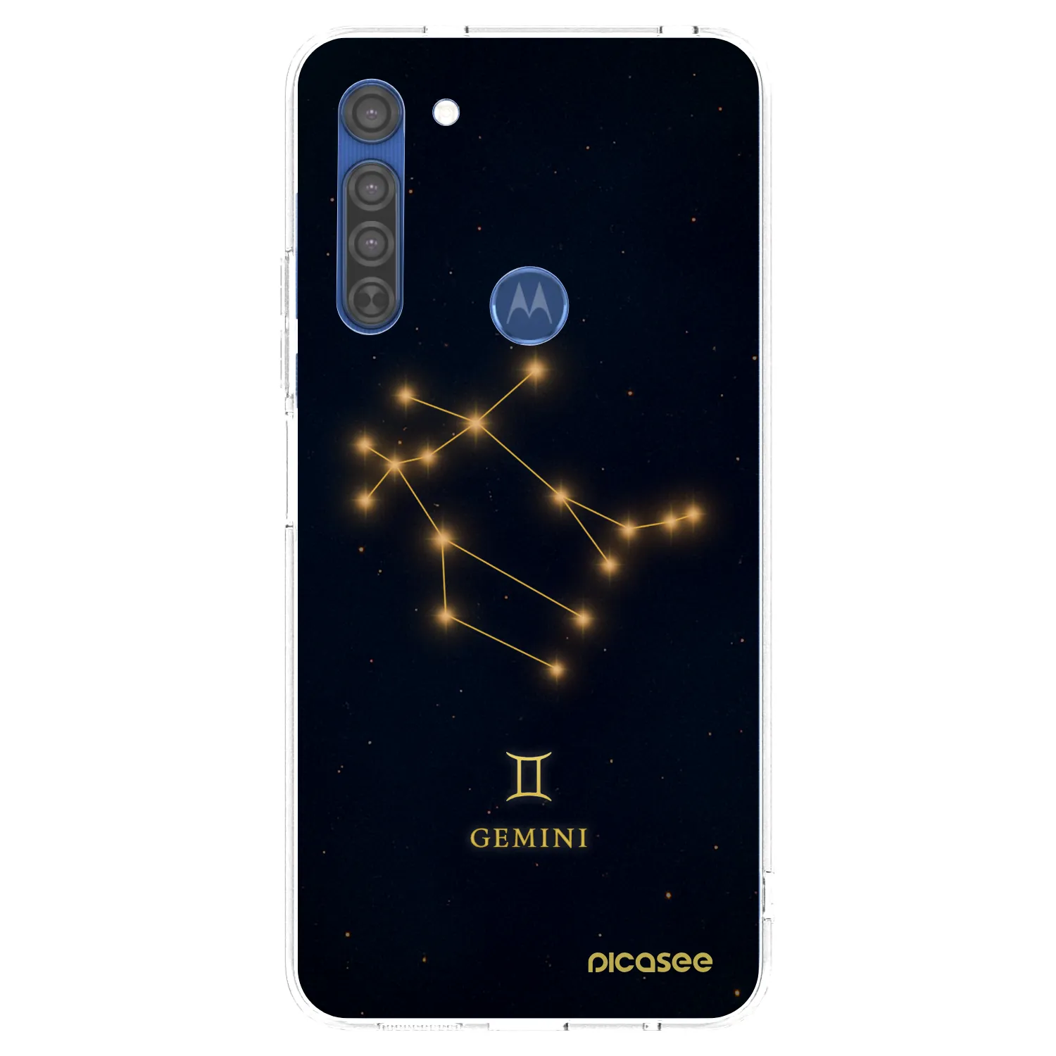 Picasee διαφανής θήκη σιλικόνης Motorola Moto G8 - GEMINI