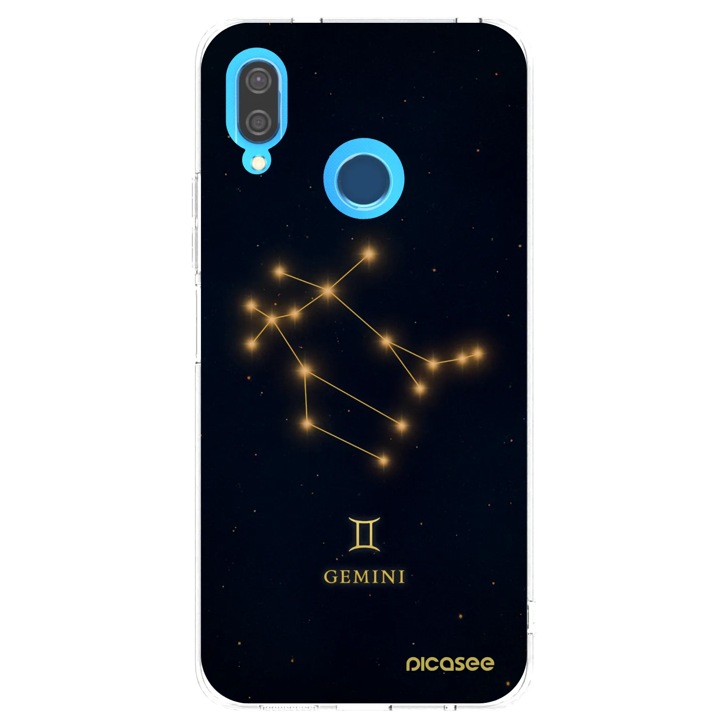Picasee διαφανής θήκη σιλικόνης Huawei P20 Lite - GEMINI
