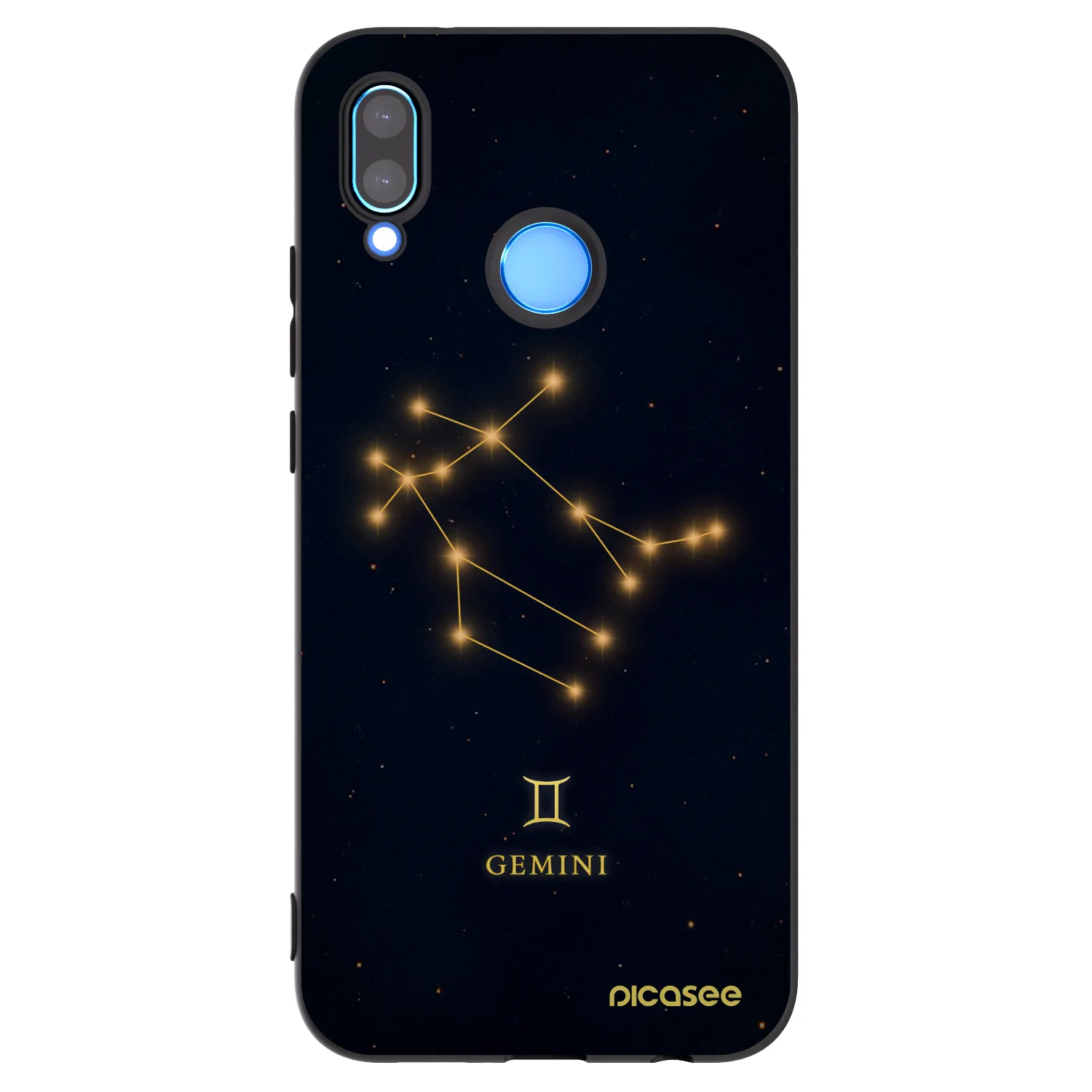 Picasee Μαύρη θήκη σιλικόνης για Huawei P20 Lite - GEMINI