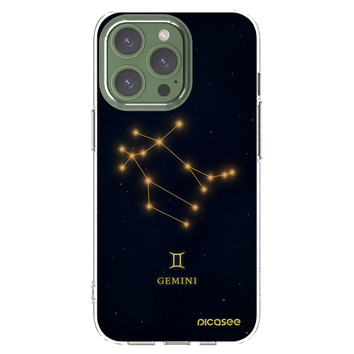 Picasee διαφανής θήκη σιλικόνης Apple iPhone 13 Pro - GEMINI