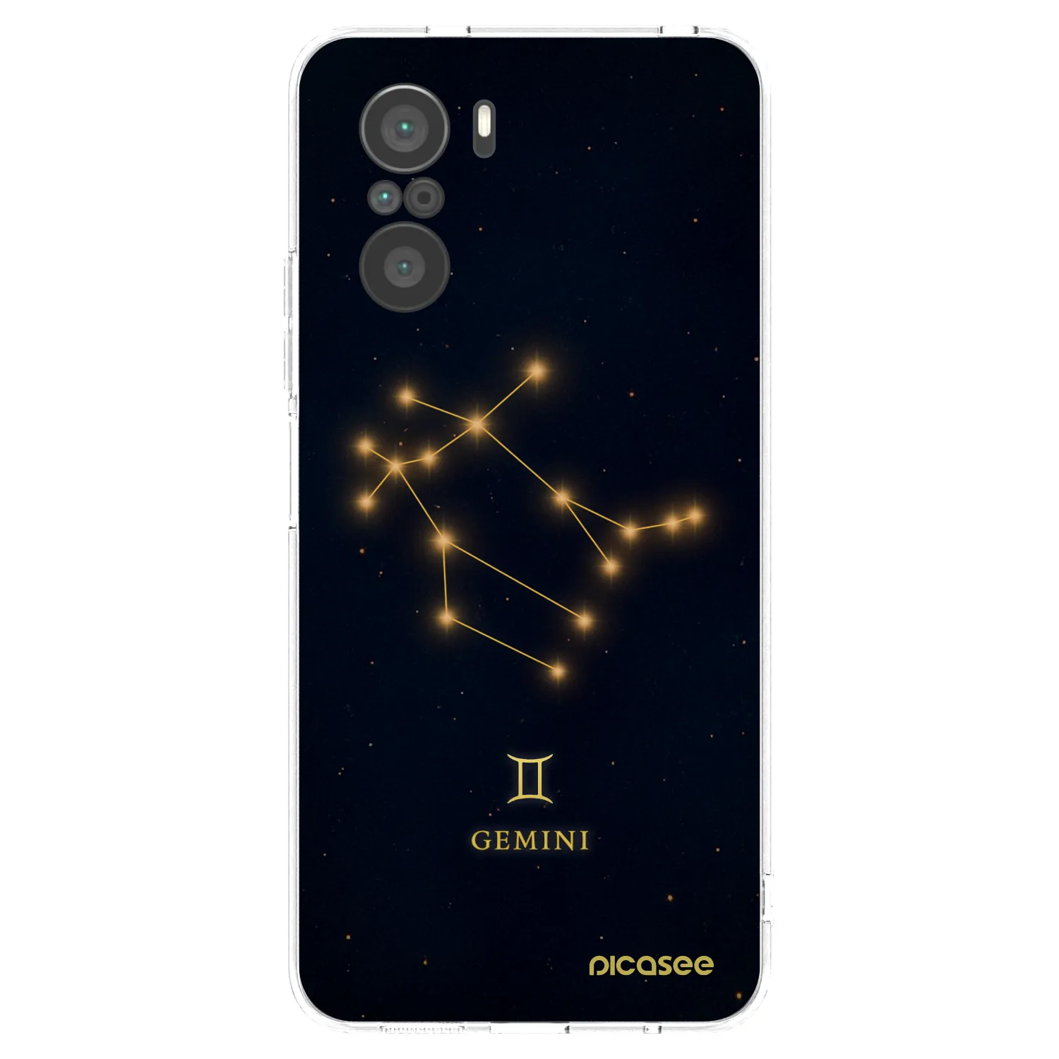Picasee διαφανής θήκη σιλικόνης Xiaomi Poco F3 - GEMINI
