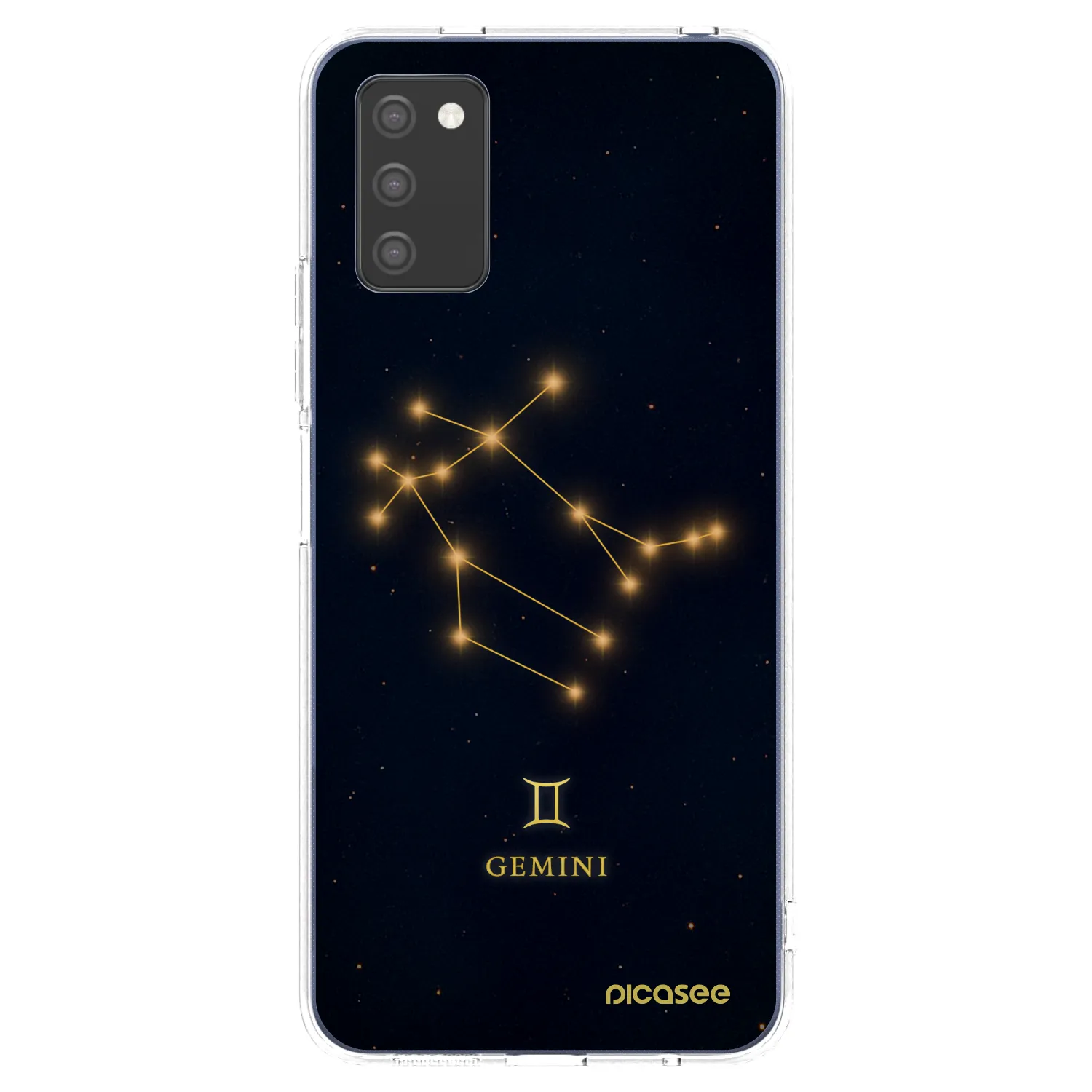 Picasee διαφανής θήκη σιλικόνης Samsung Galaxy A02s A025G - GEMINI