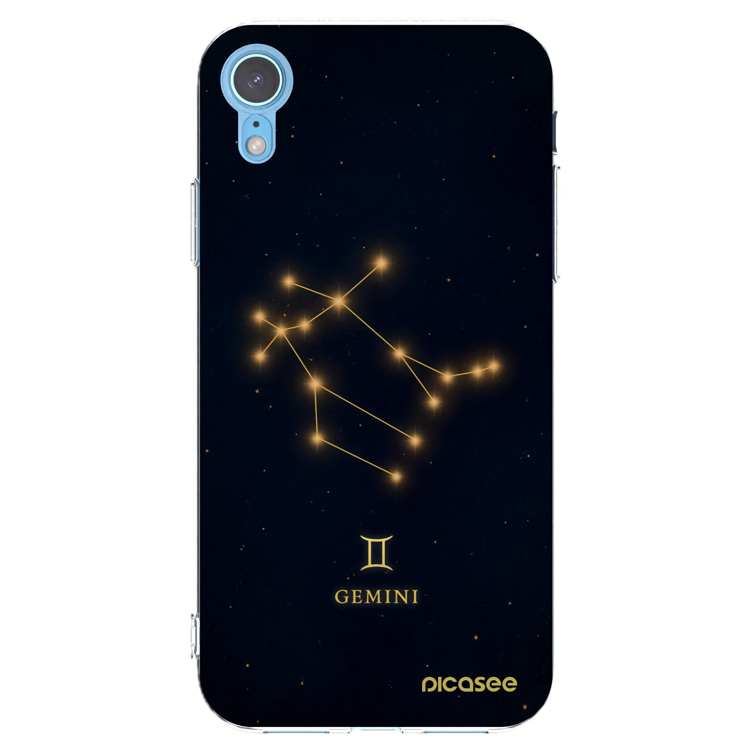 Picasee διαφανής θήκη σιλικόνης Apple iPhone XR - GEMINI