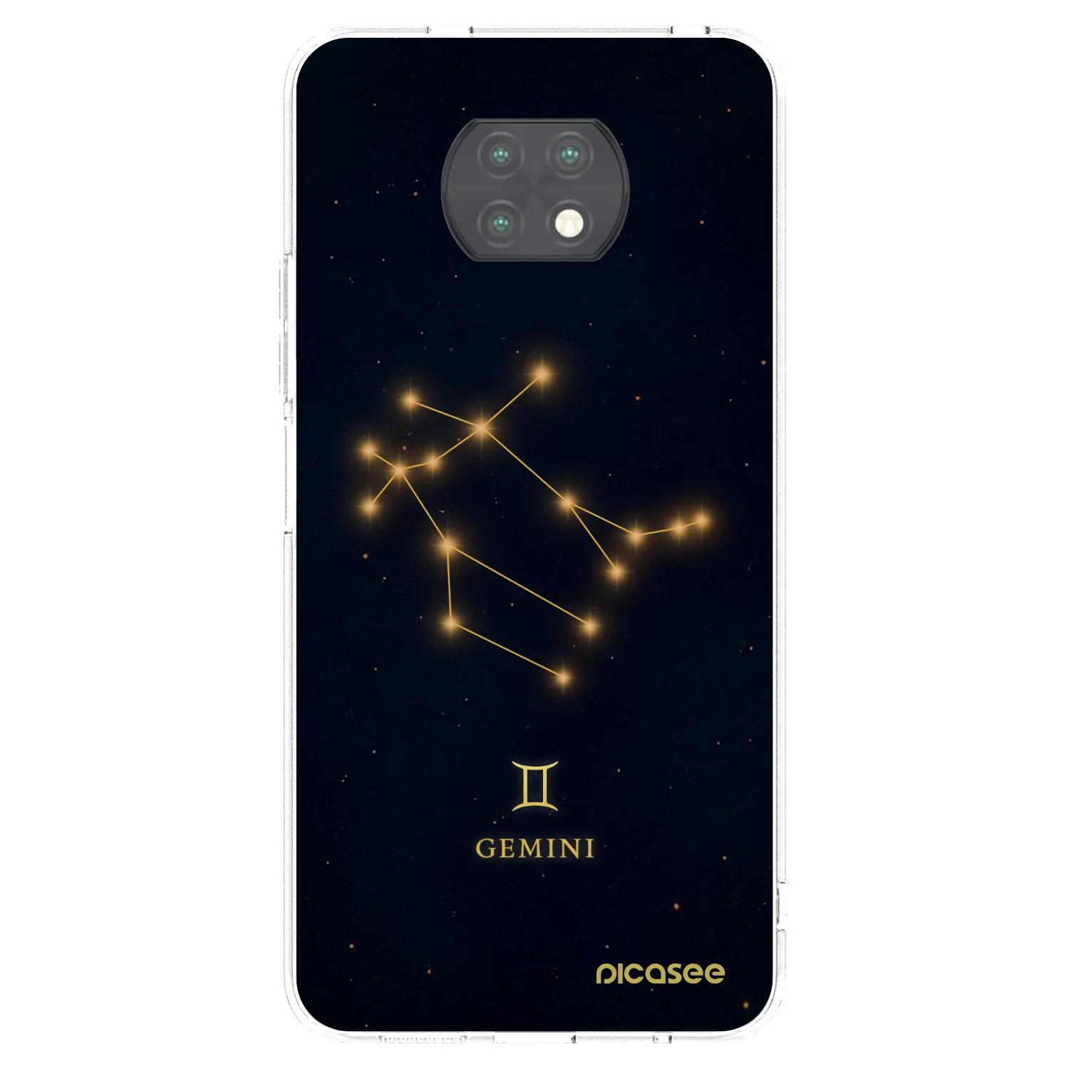 Picasee διαφανής θήκη σιλικόνης Xiaomi Redmi Note 9T - GEMINI