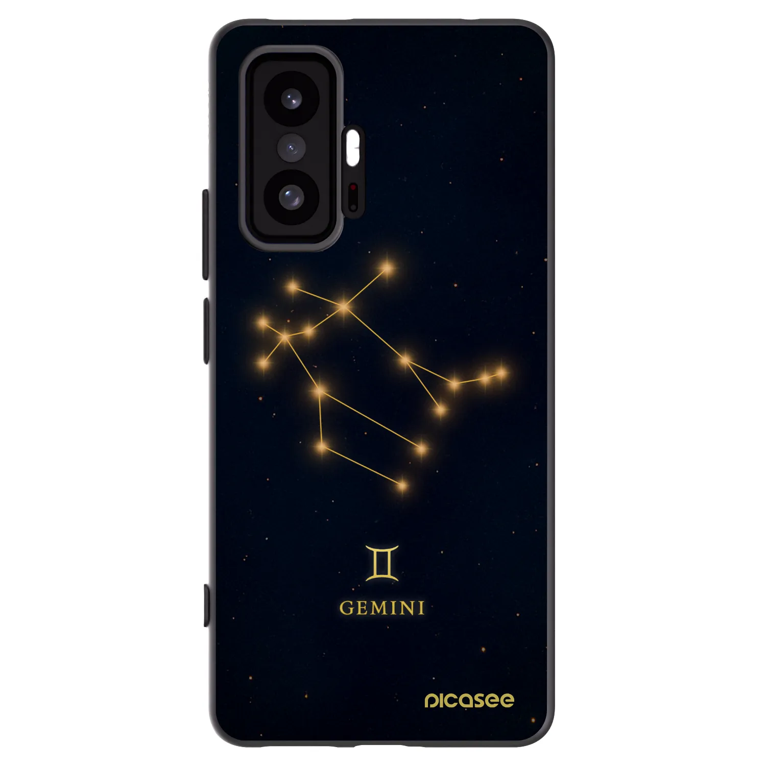 Picasee Μαύρη θήκη σιλικόνης για Xiaomi 11T - GEMINI