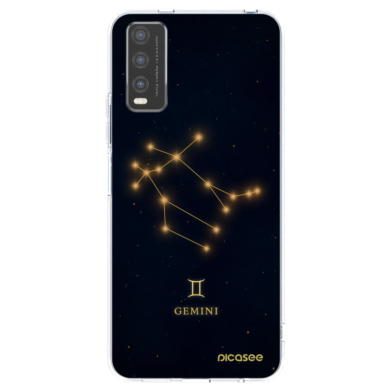 Picasee διαφανής θήκη σιλικόνης Vivo Y20s - GEMINI