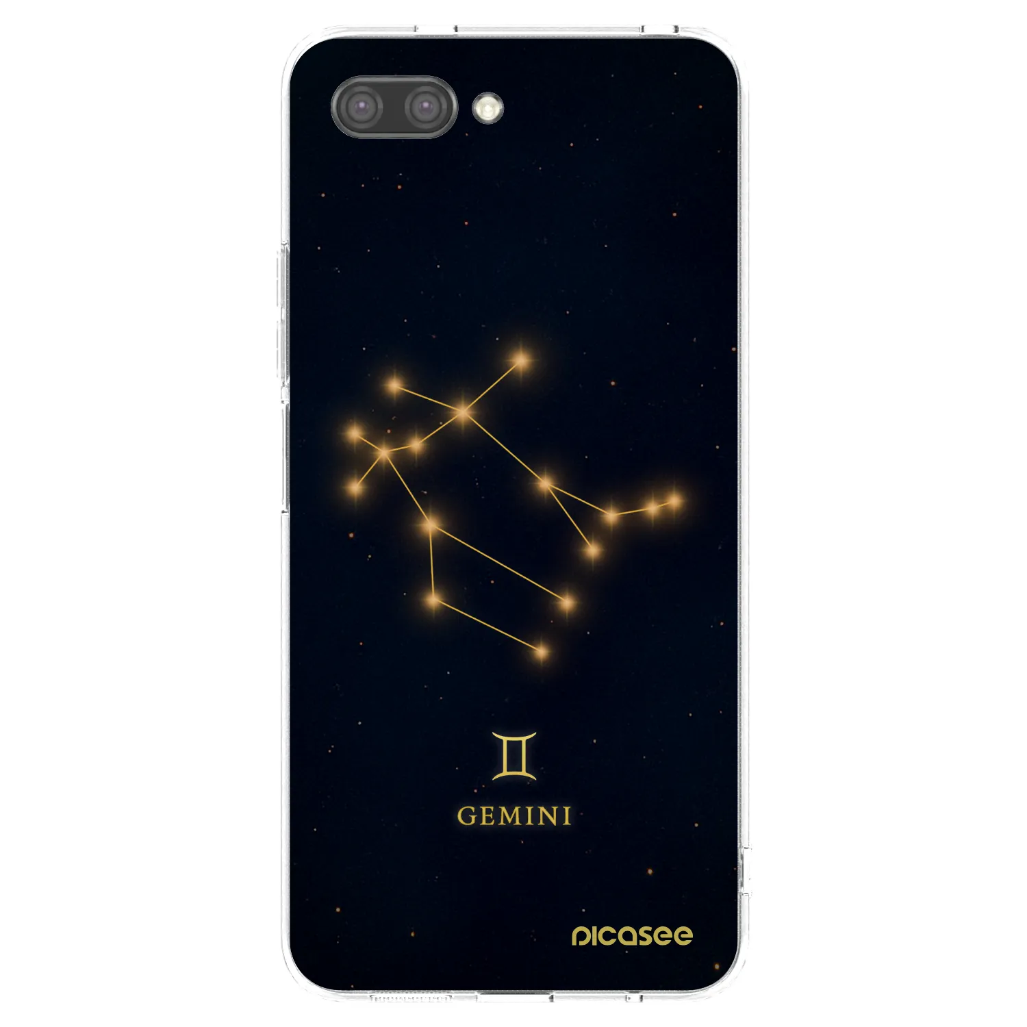 Picasee διαφανής θήκη σιλικόνης Honor 10 - GEMINI