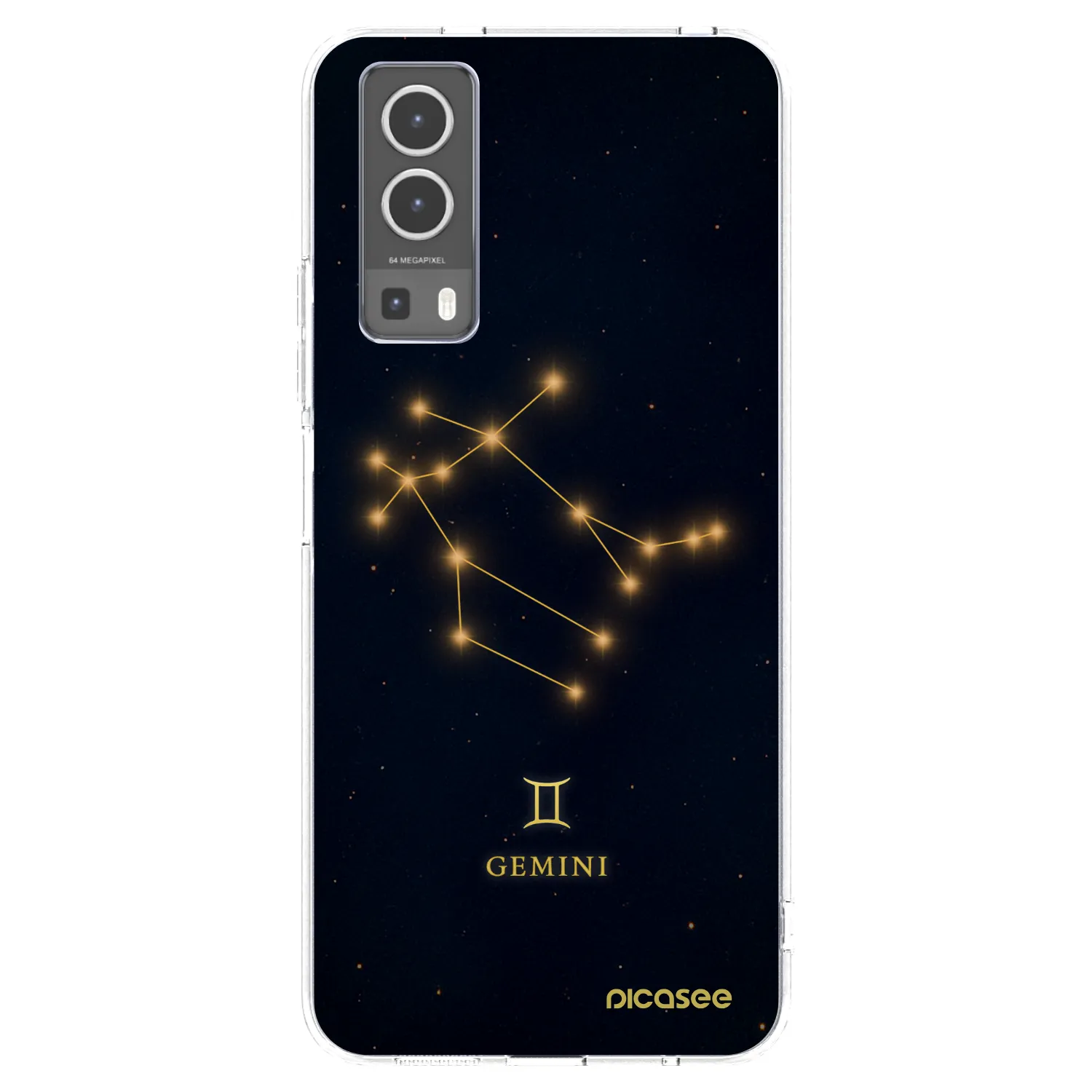 Picasee διαφανής θήκη σιλικόνης Vivo Y72 5G - GEMINI