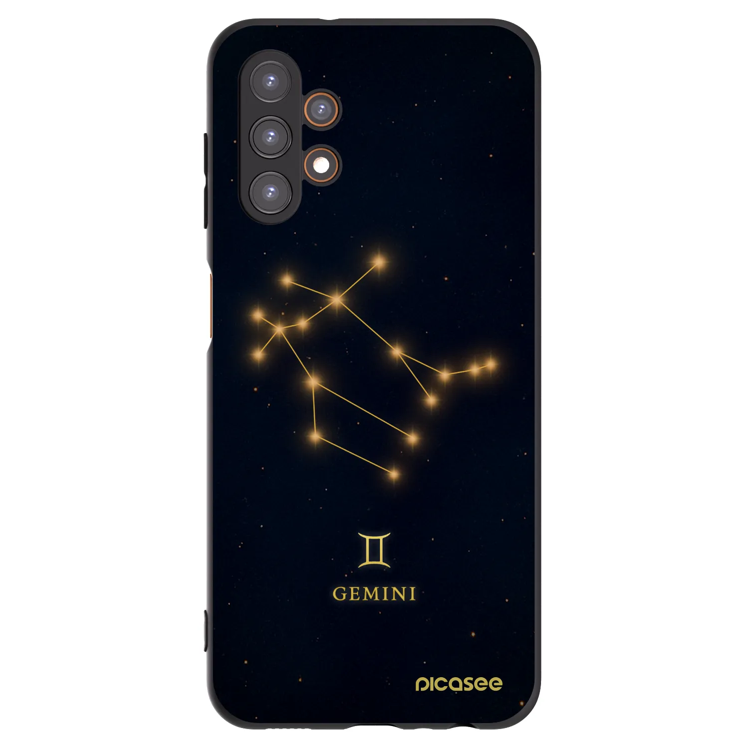 Picasee Μαύρη θήκη σιλικόνης για Samsung Galaxy A13 4G A135 - GEMINI