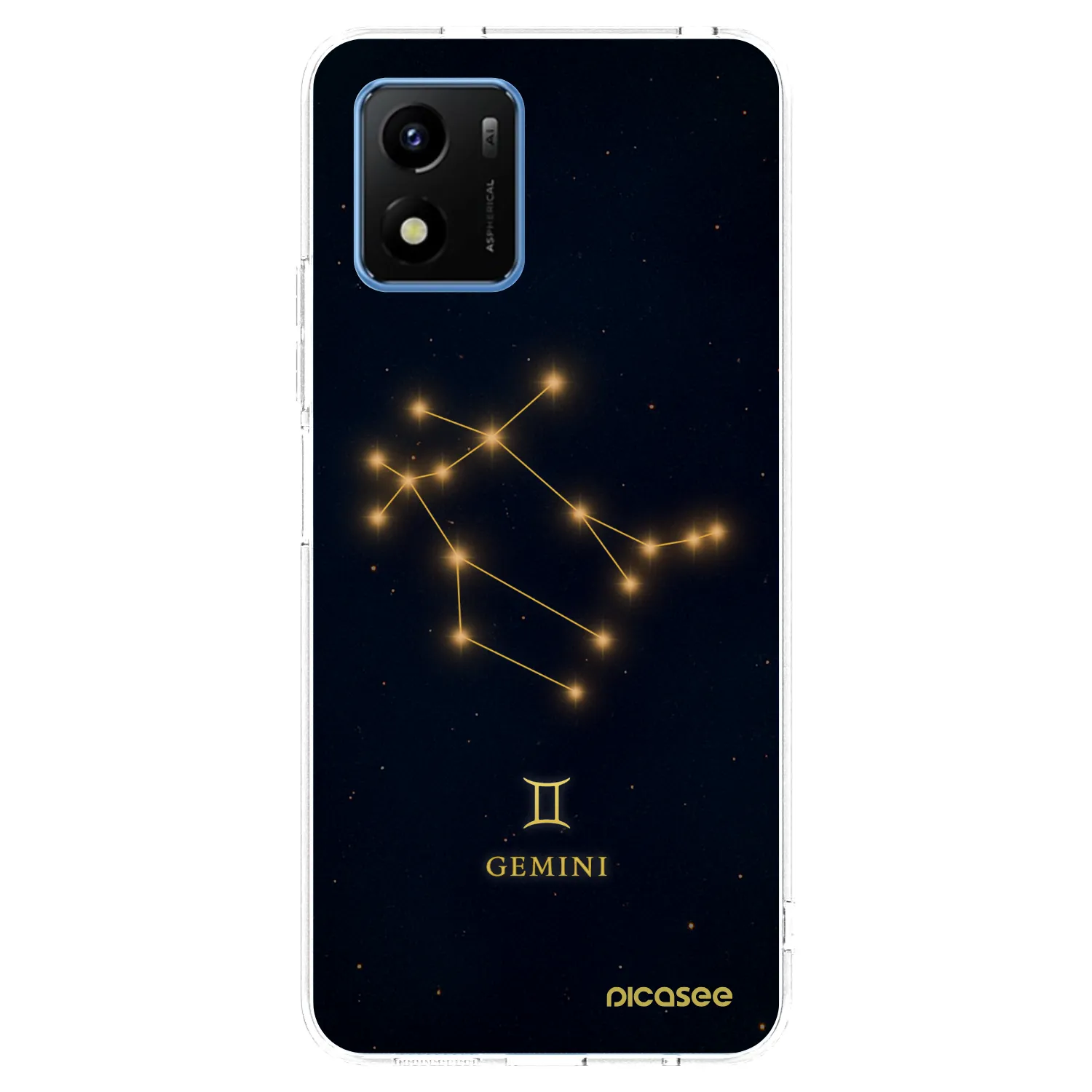 Picasee διαφανής θήκη σιλικόνης Vivo Y01 - GEMINI