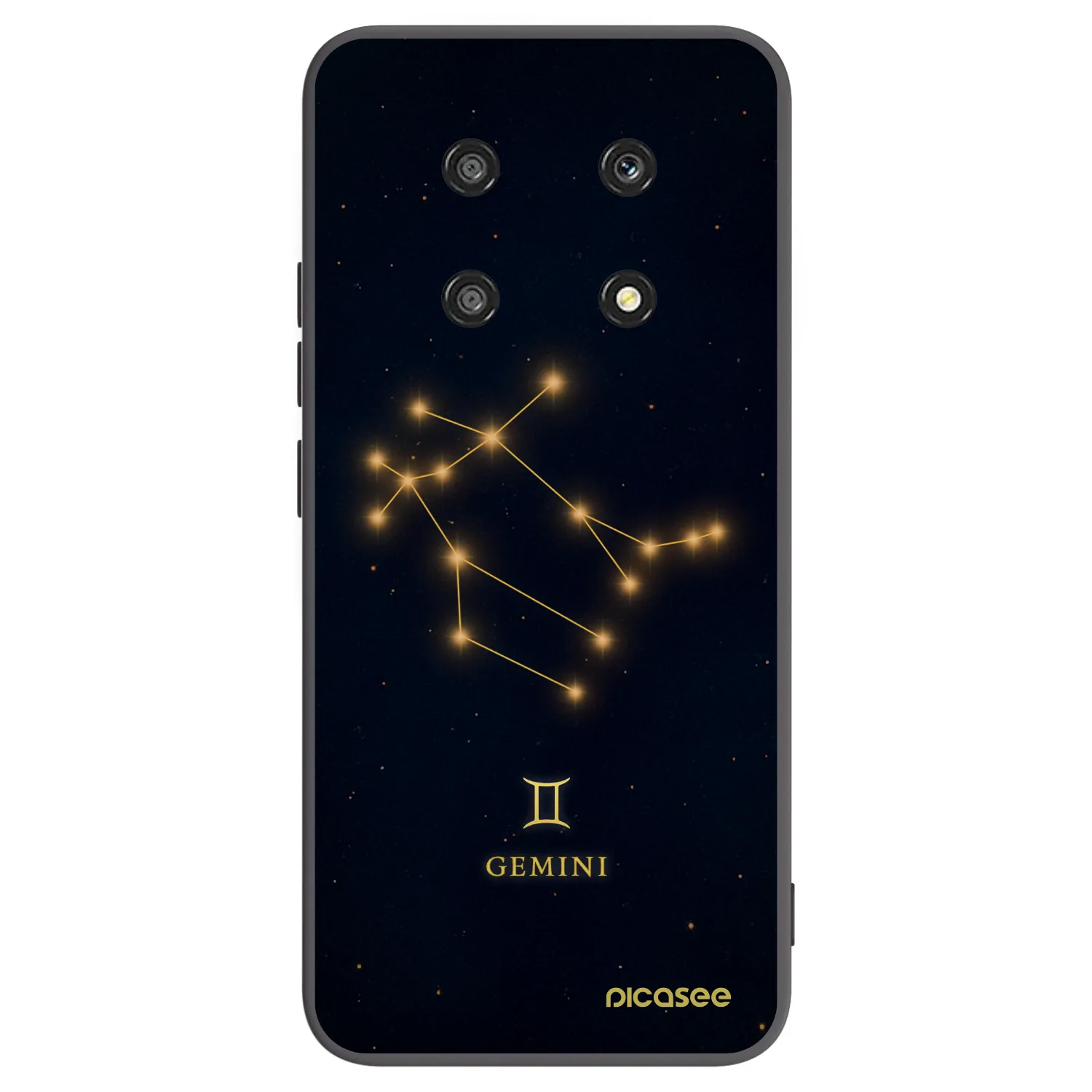Picasee Μαύρη θήκη σιλικόνης για Honor Magic4 Lite 5G - GEMINI