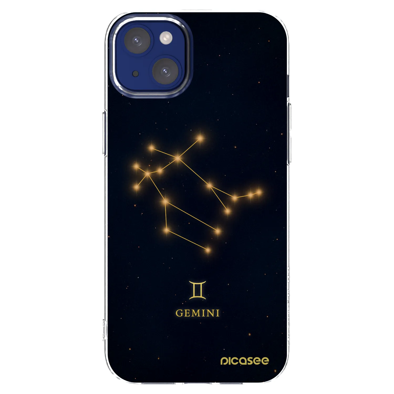 Picasee διαφανής θήκη σιλικόνης Apple iPhone 14 Plus - GEMINI