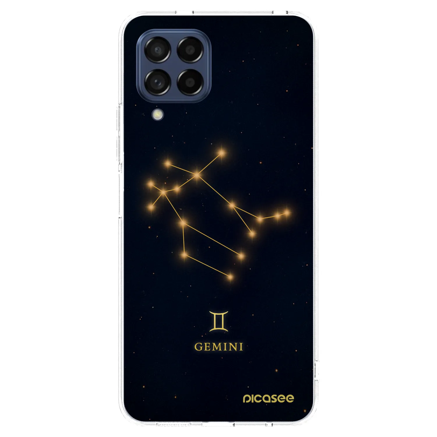 Picasee διαφανής θήκη σιλικόνης Samsung Galaxy M53 5G - GEMINI