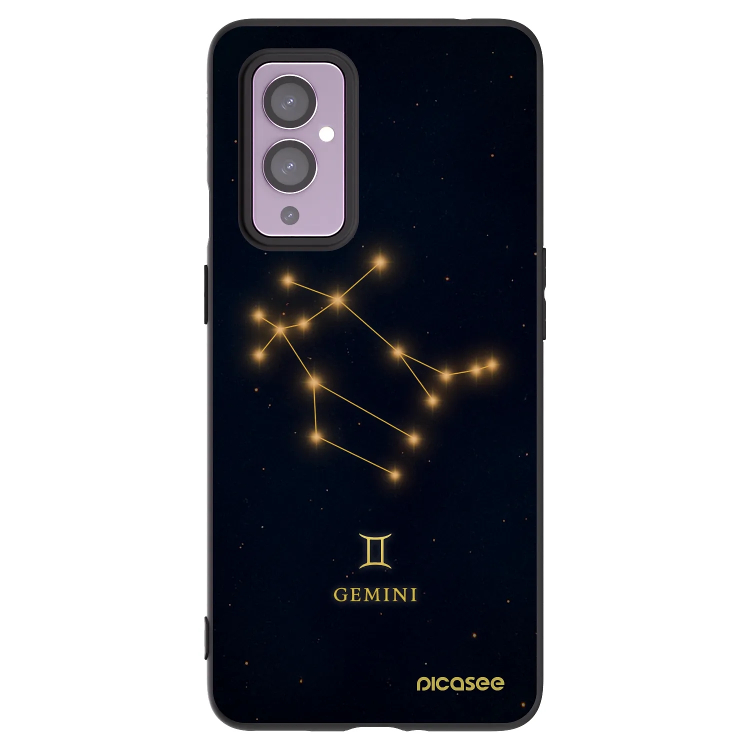 Picasee Μαύρη θήκη σιλικόνης για OnePlus 9 - GEMINI