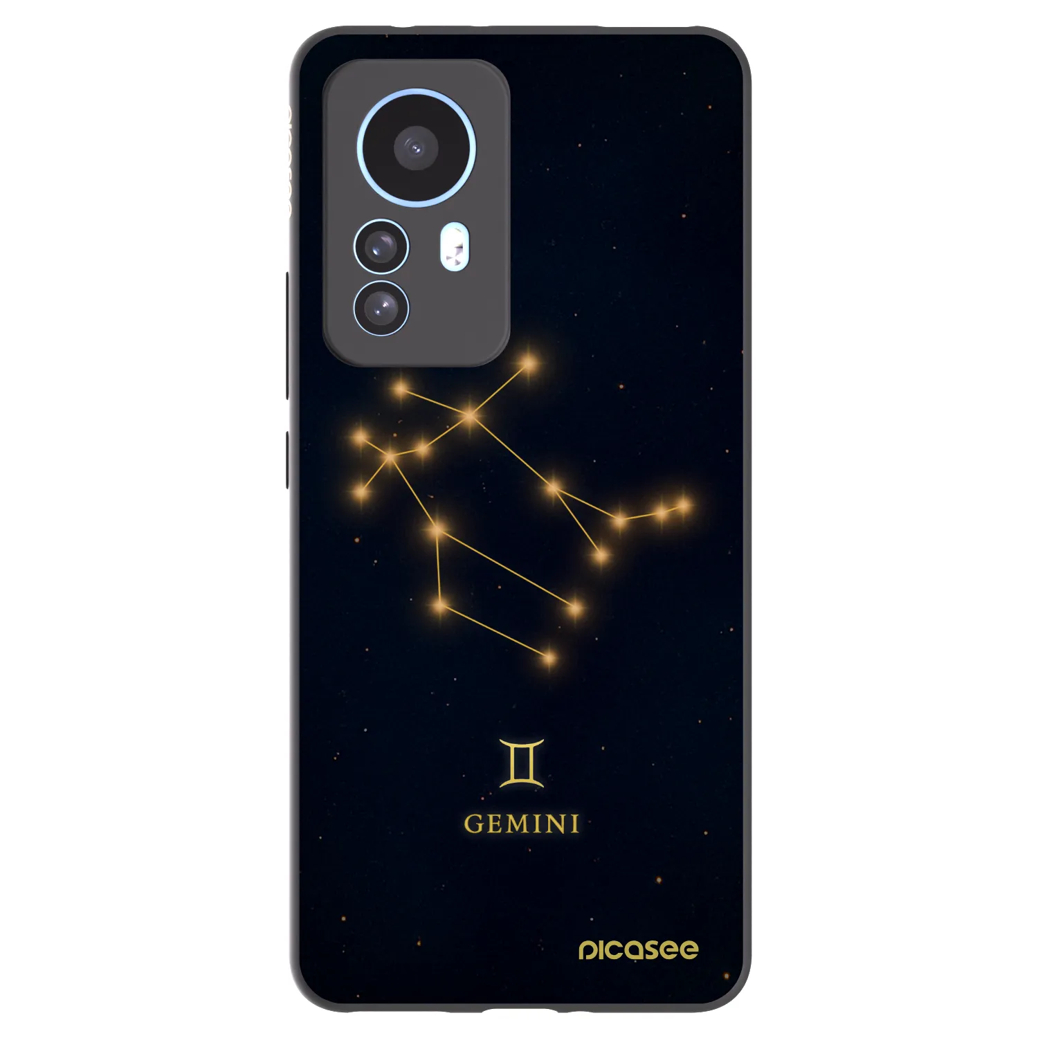 Picasee Μαύρη θήκη σιλικόνης για Xiaomi 12T Pro - GEMINI