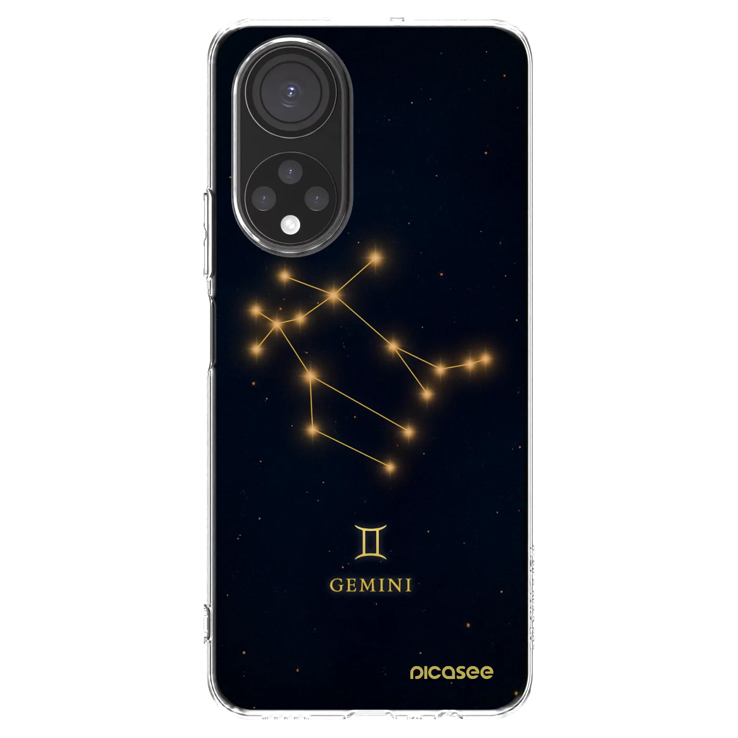 Picasee διαφανής θήκη σιλικόνης Honor X7 - GEMINI