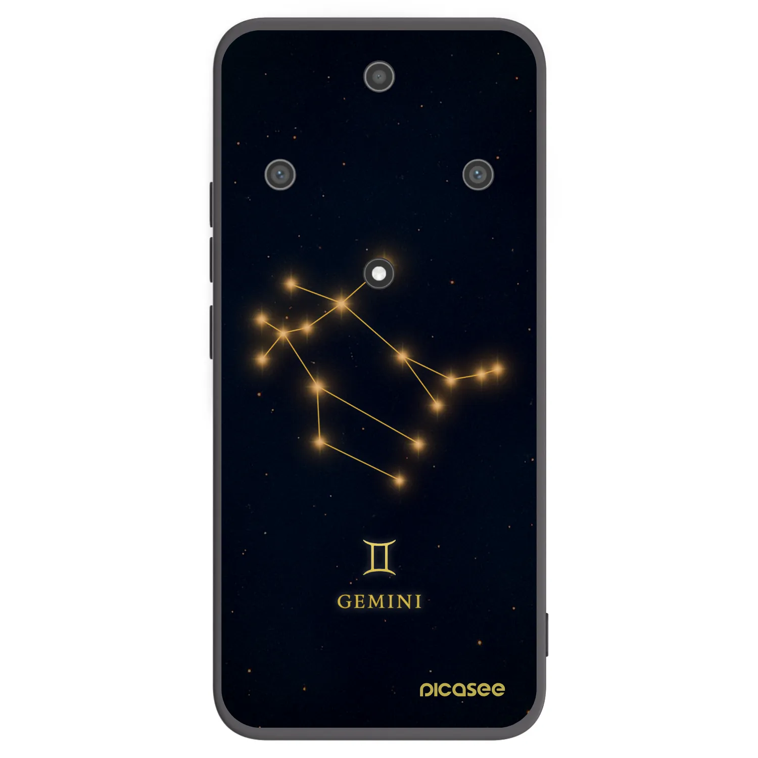 Picasee Μαύρη θήκη σιλικόνης για Honor Magic5 Lite 5G - GEMINI