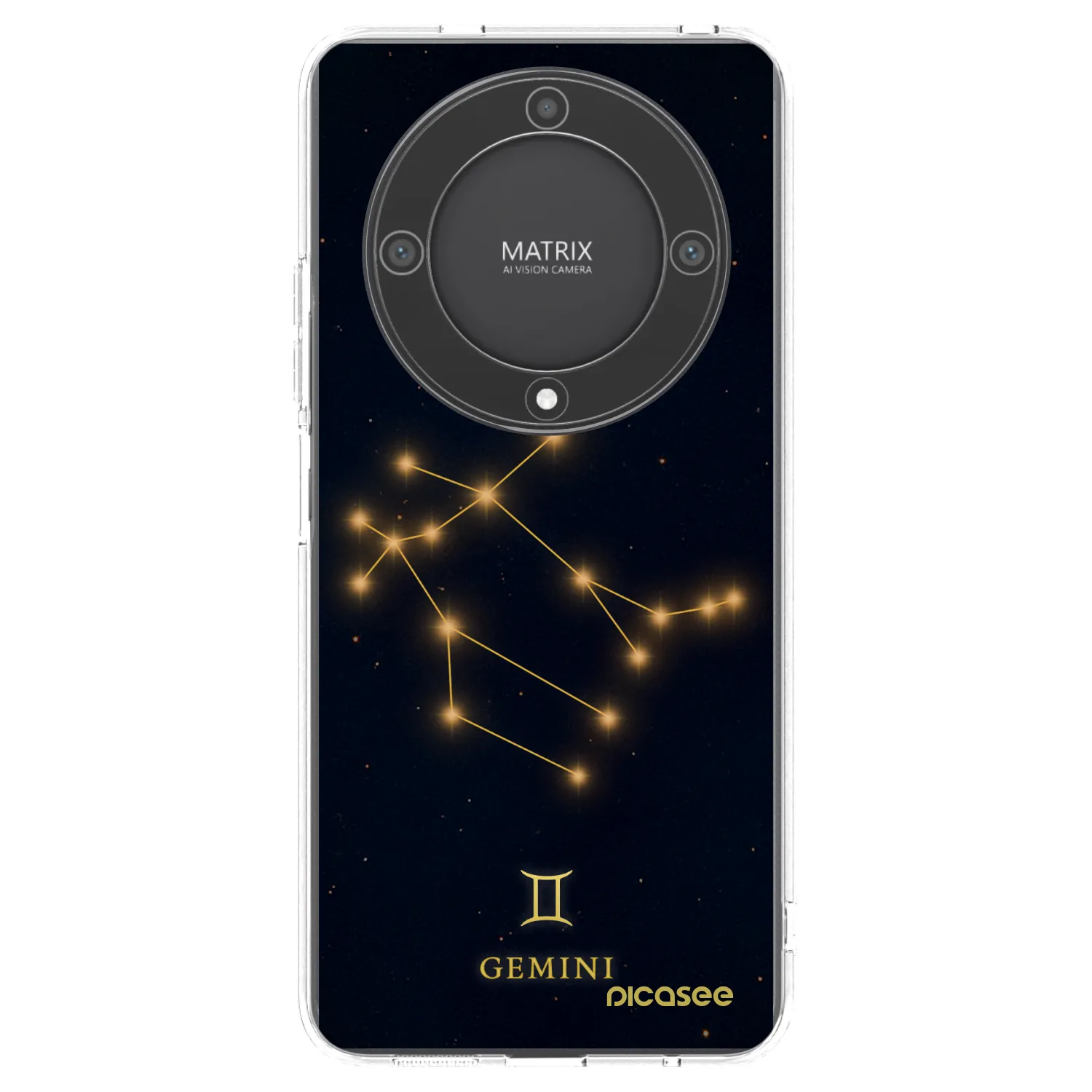 Picasee διαφανής θήκη σιλικόνης Honor Magic5 Lite 5G - GEMINI