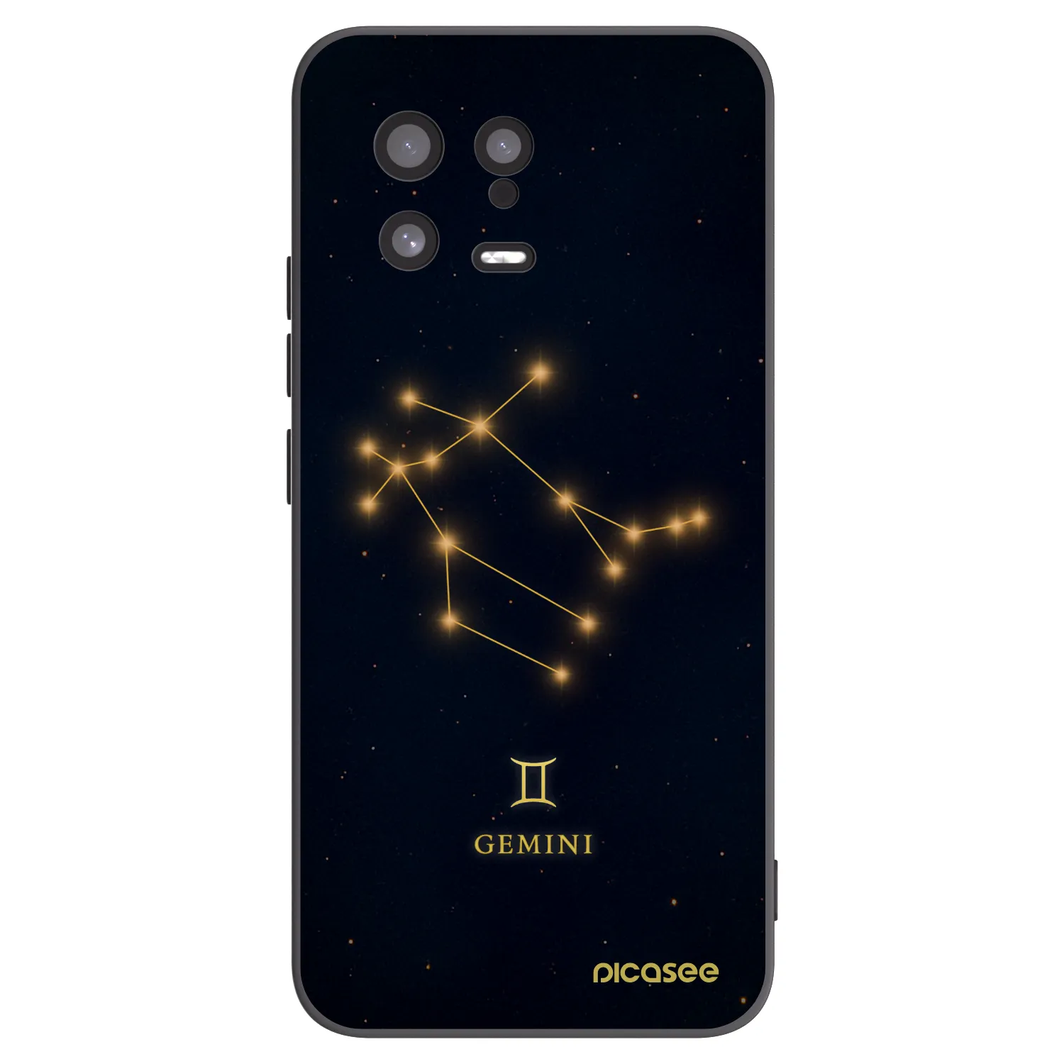 Picasee Μαύρη θήκη σιλικόνης για Xiaomi 13 - GEMINI