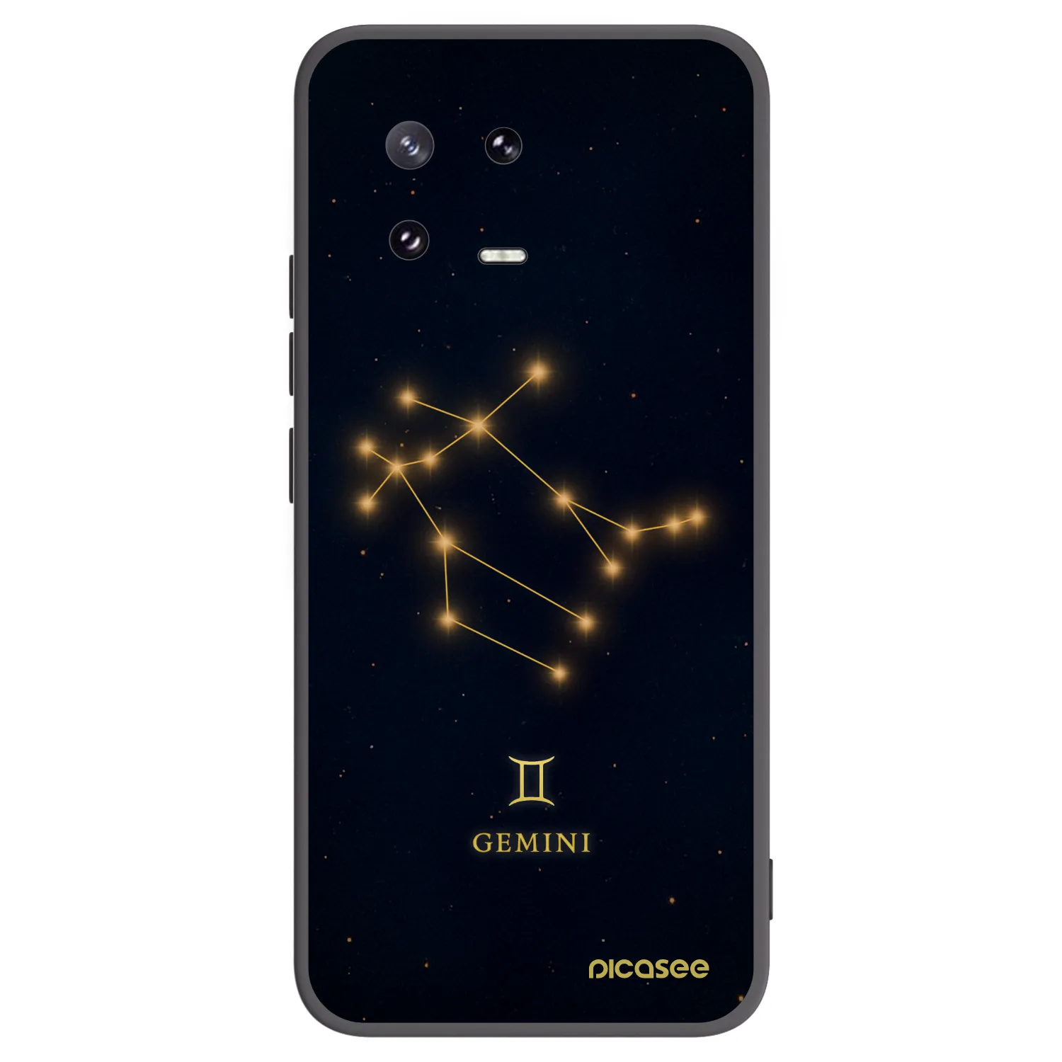 Picasee Μαύρη θήκη σιλικόνης για Xiaomi 13 Pro - GEMINI