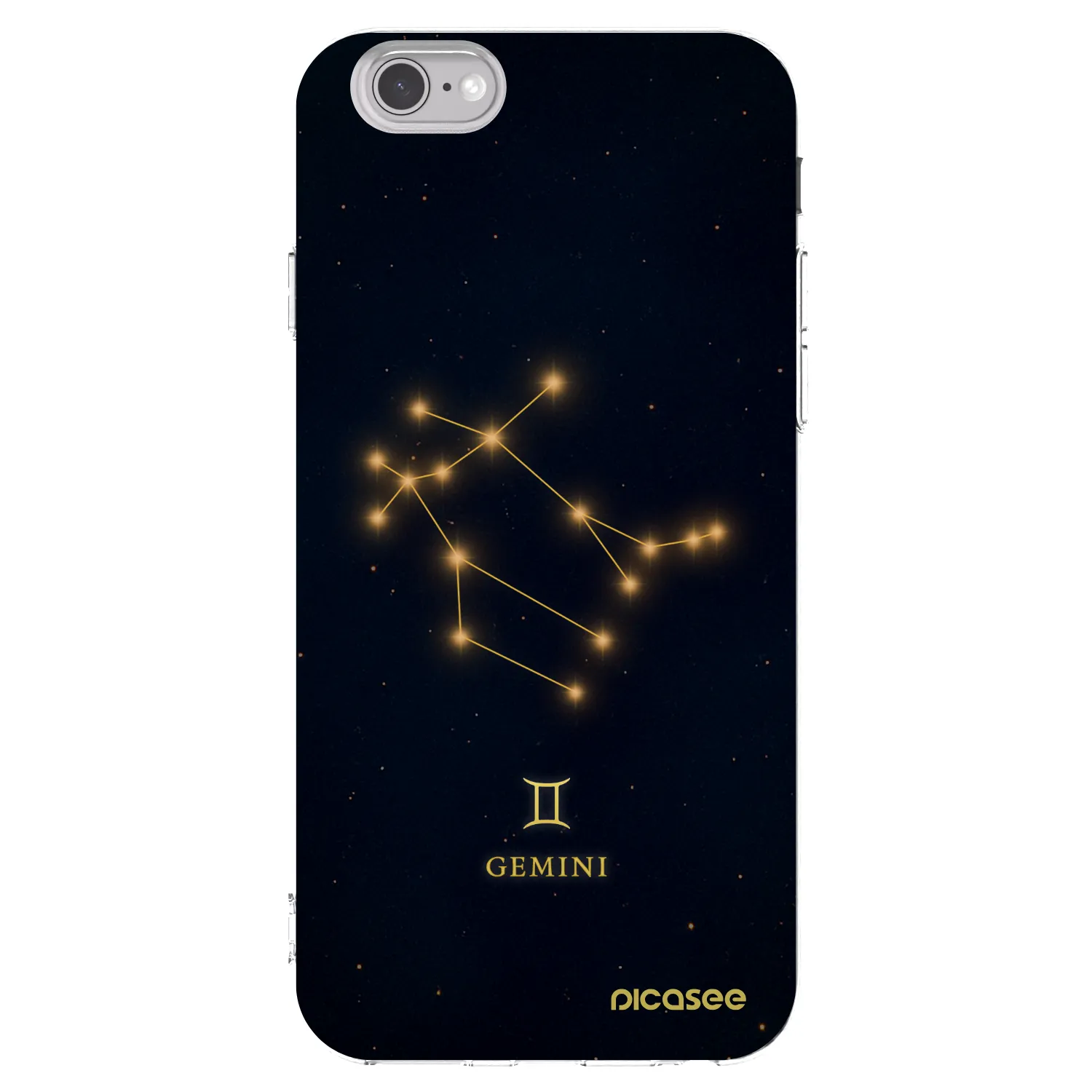 Picasee διαφανής θήκη σιλικόνης Apple iPhone 6/6S - GEMINI