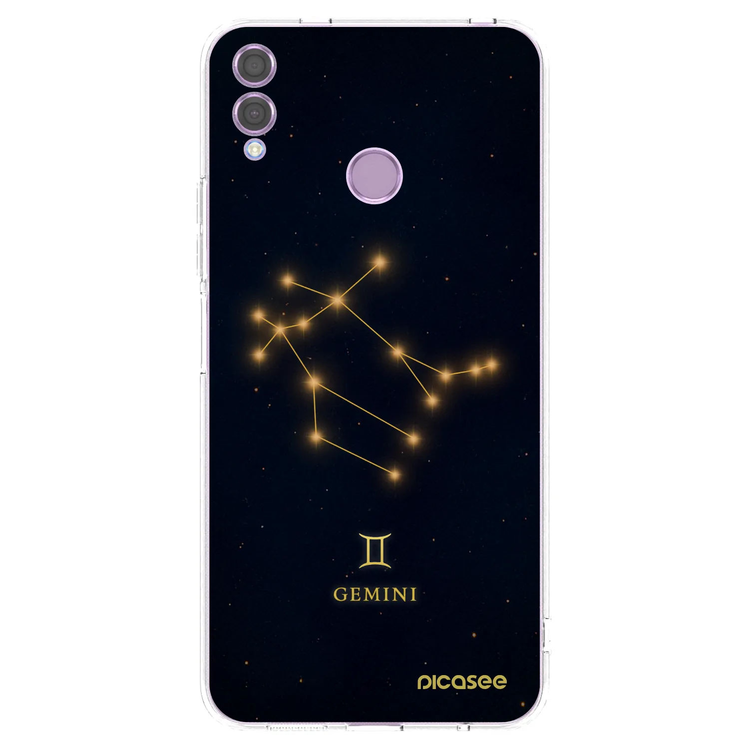 Picasee διαφανής θήκη σιλικόνης Honor 8X - GEMINI