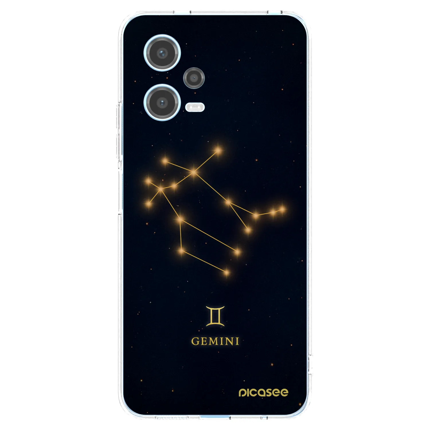 Picasee διαφανής θήκη σιλικόνης Xiaomi Redmi Note 12 5G - GEMINI