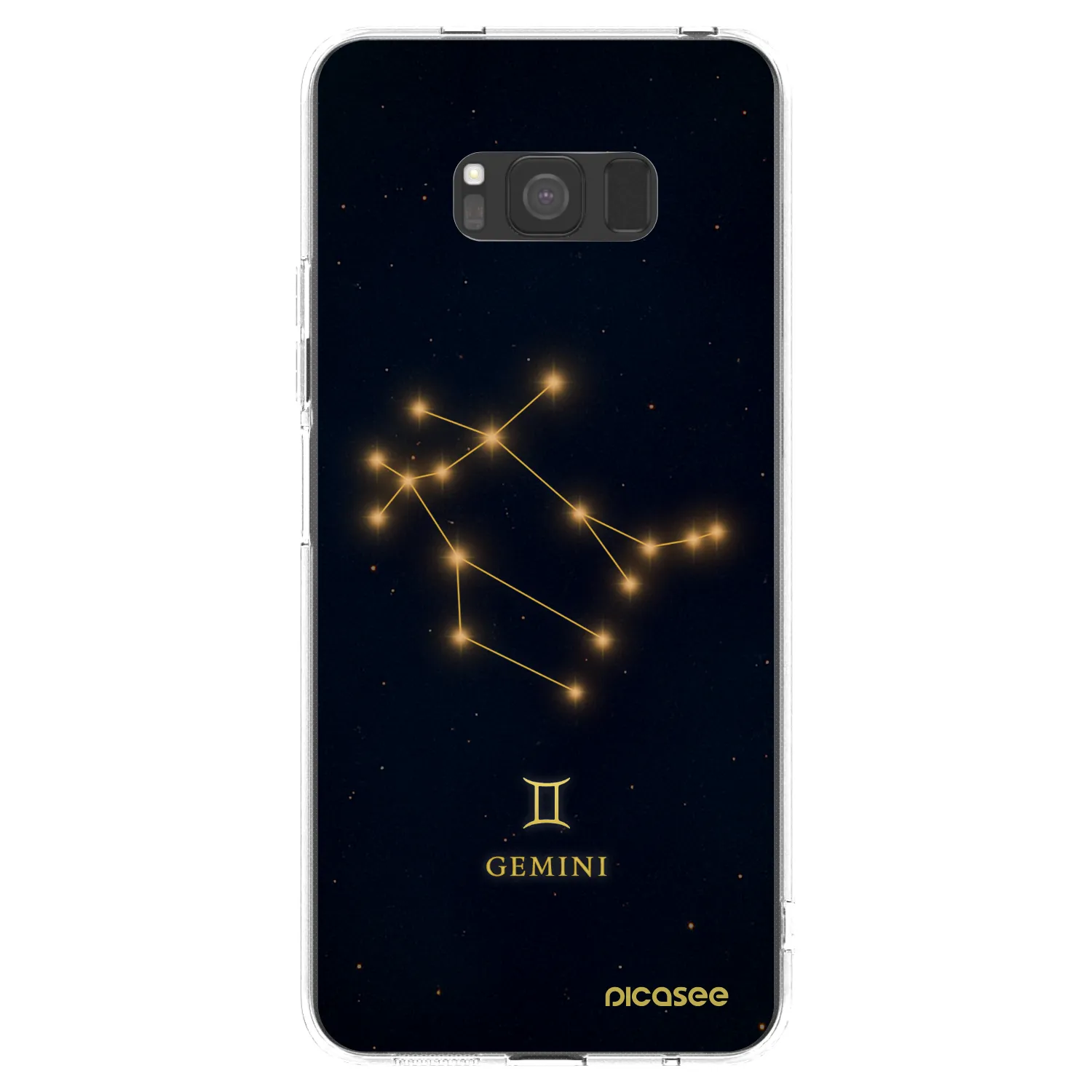 Picasee διαφανής θήκη σιλικόνης Samsung Galaxy S8 G950F - GEMINI