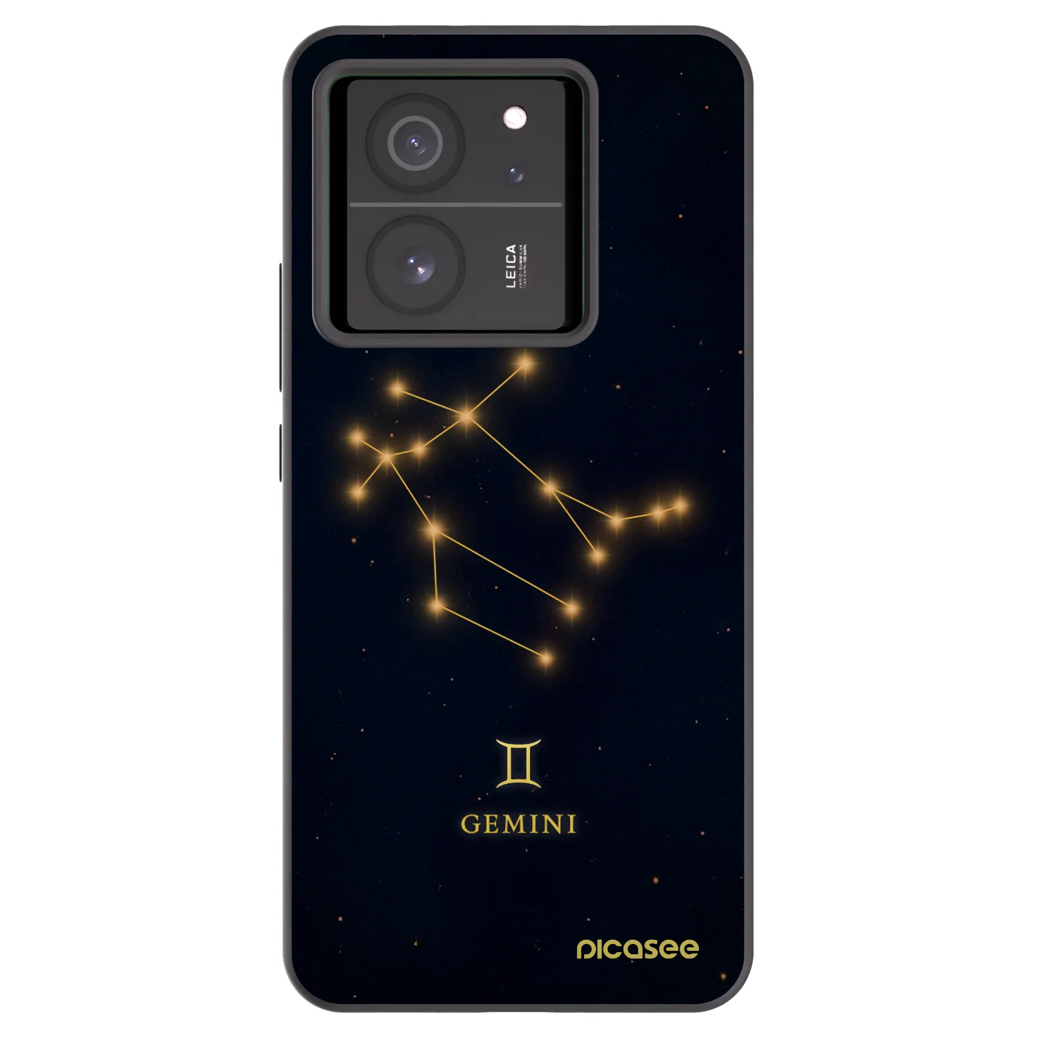 Picasee Μαύρη θήκη σιλικόνης για Xiaomi 13T - GEMINI