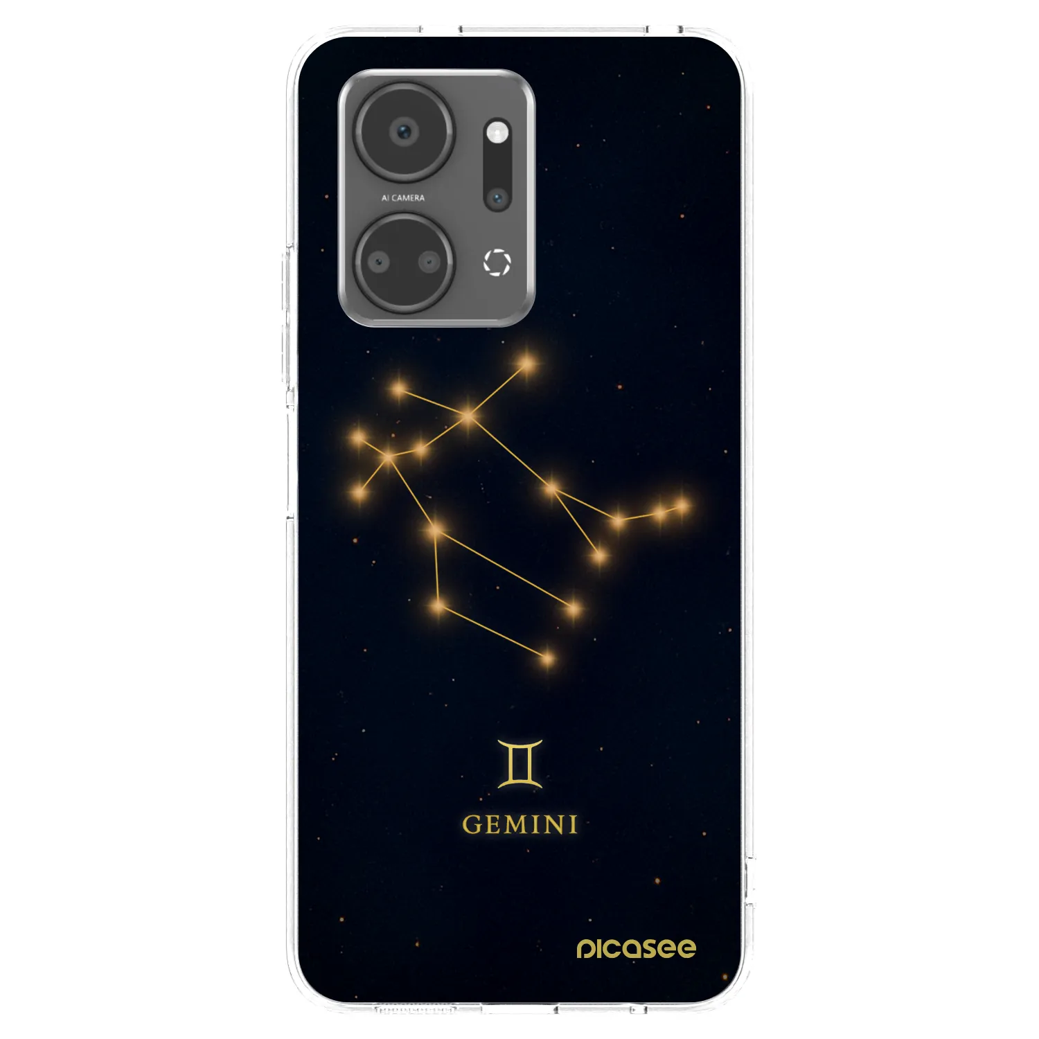 Picasee διαφανής θήκη σιλικόνης Honor X7a - GEMINI