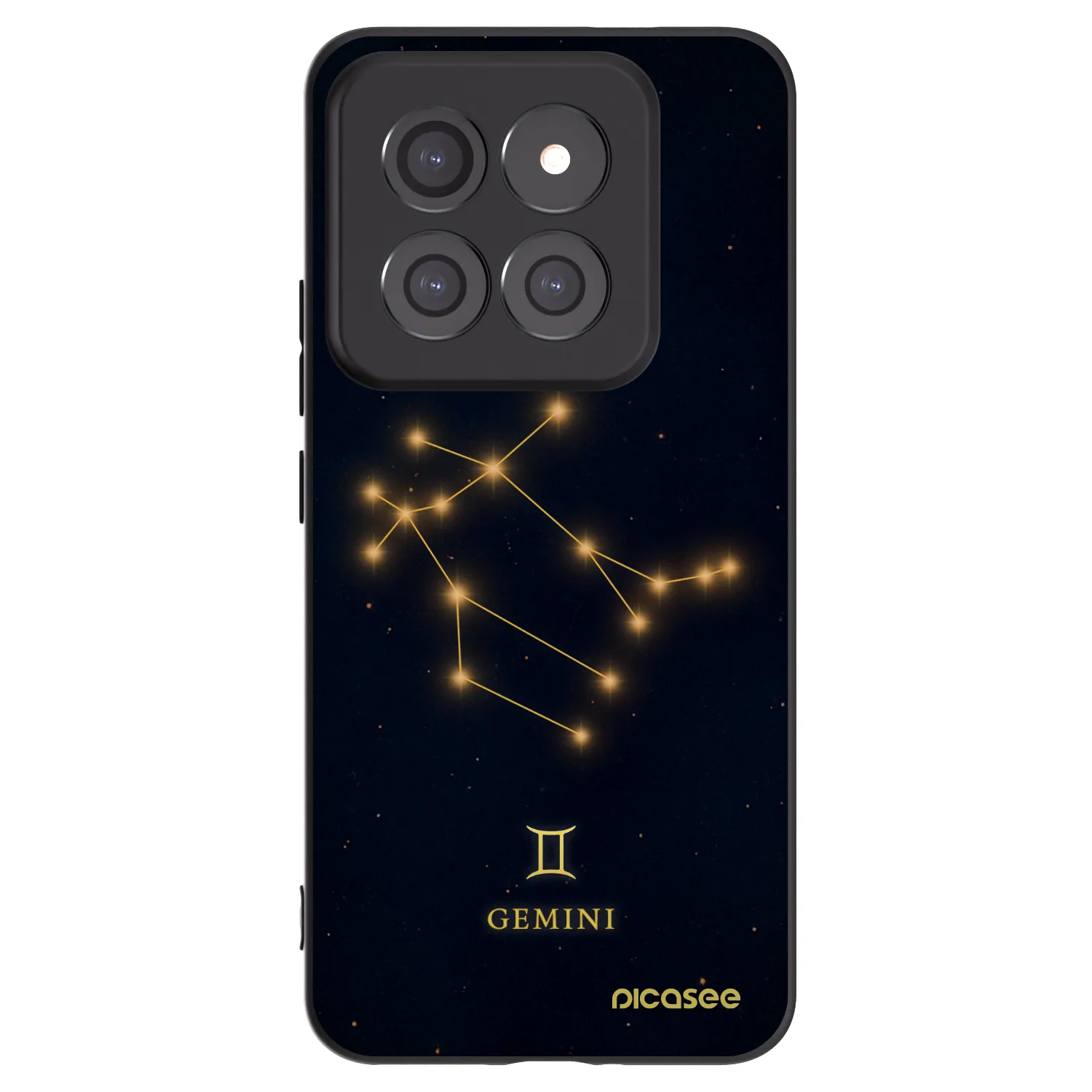 Picasee Μαύρη θήκη σιλικόνης για Xiaomi 14 Pro - GEMINI