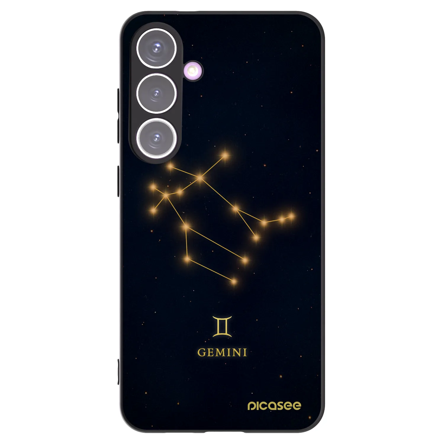 Picasee Μαύρη θήκη σιλικόνης για Samsung Galaxy S24+ S926B 5G - GEMINI