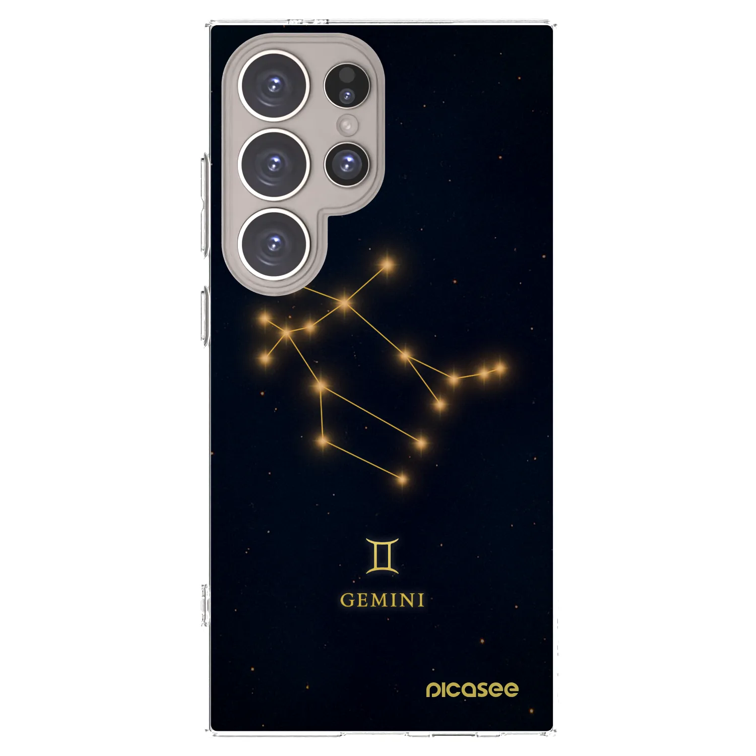 Picasee διαφανής θήκη σιλικόνης Samsung Galaxy S24 Ultra S928B 5G - GEMINI