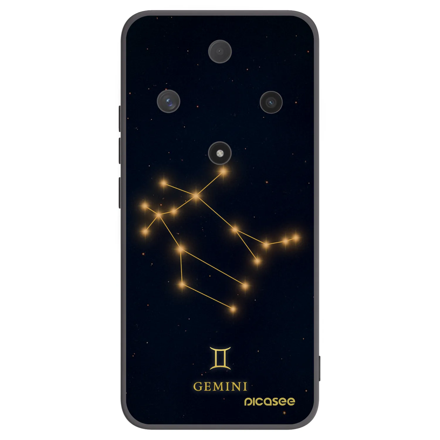 Picasee Μαύρη θήκη σιλικόνης για Honor Magic6 Lite 5G - GEMINI