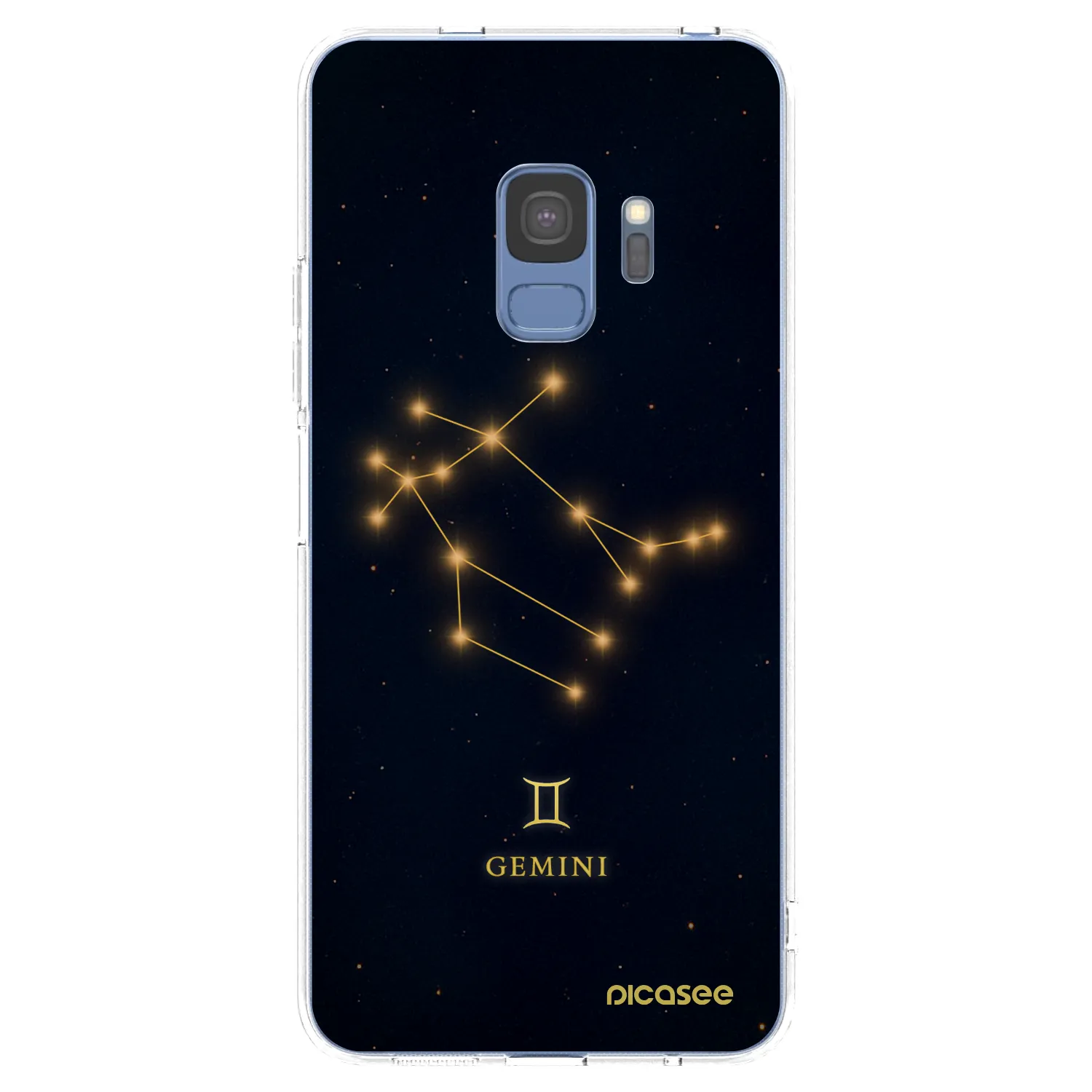 Picasee διαφανής θήκη σιλικόνης Samsung Galaxy S9 G960F - GEMINI