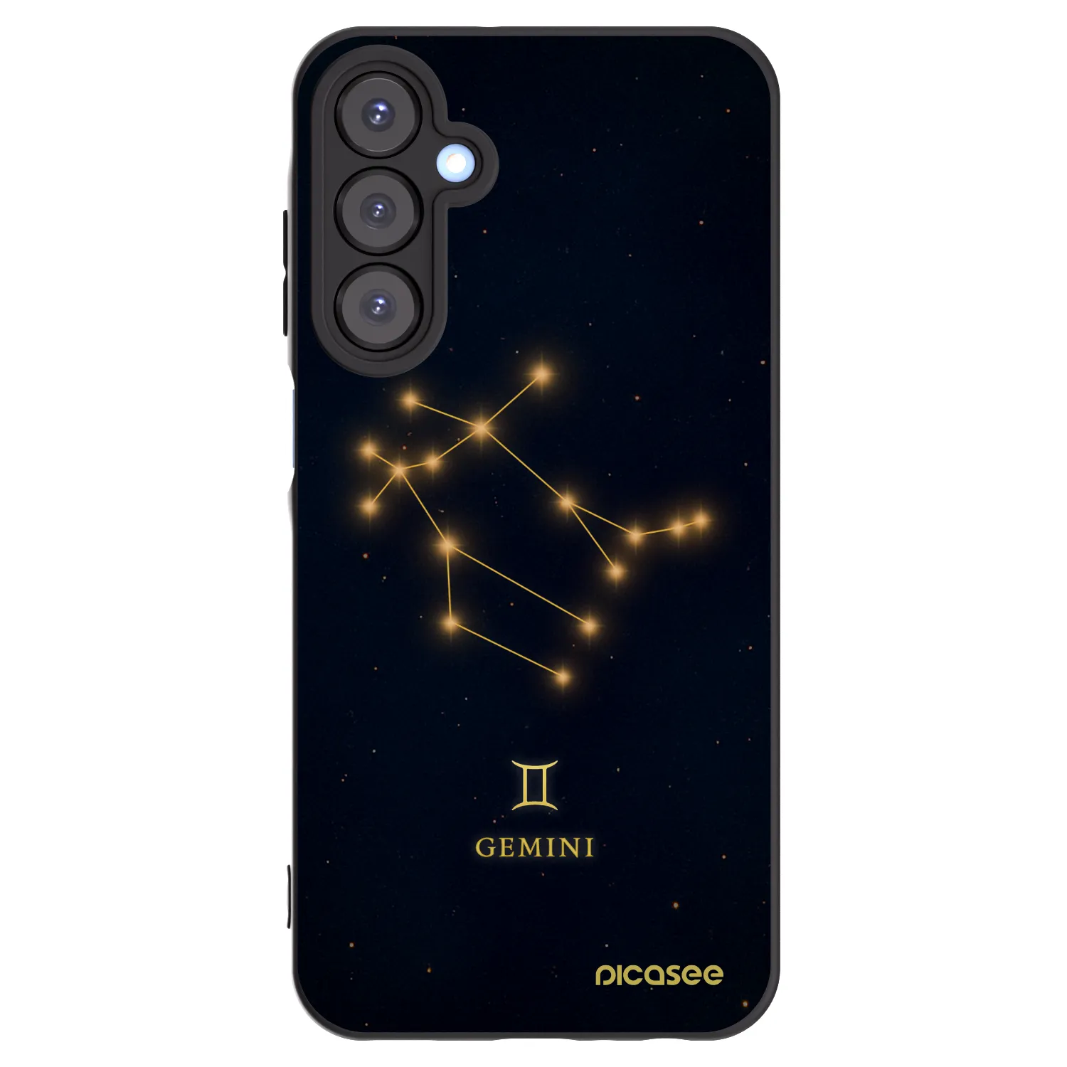 Picasee Μαύρη θήκη σιλικόνης για Samsung Galaxy A25 A256B 5G - GEMINI